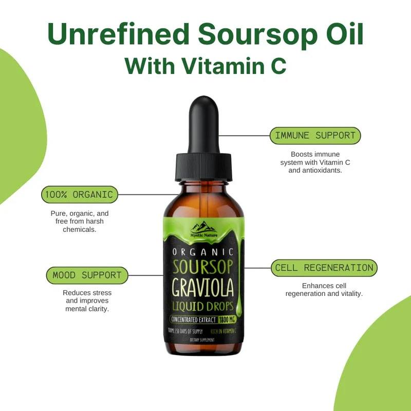Natural Soursop Oil | 100 ML | Unrefined & Nutrient-Rich Soursop Oil - Image 2