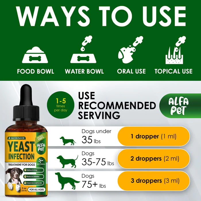 Natural Yeast Infection Treatment for Dogs • Itch Relief • Dog Allergy Relief • Inflammation Relief • Dog Ear Infection • Yeast Infection Treatment for Dogs • Dog Ear Infection Treatment • 2 Oz - Image 5