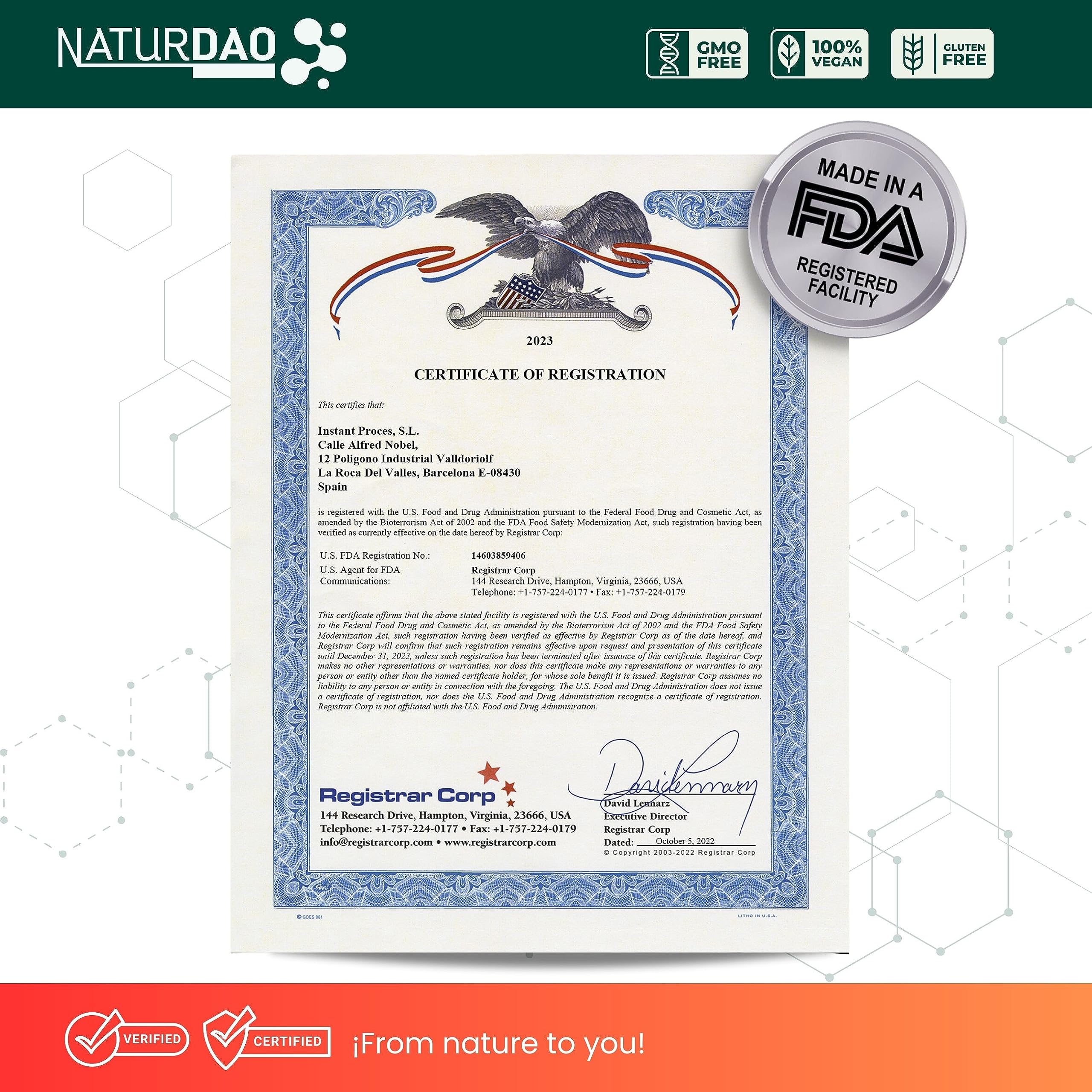 NATURDAO Plus – 1,000,000 HDU per dose - DAO Enzyme and Catalase Enzyme - 8 Cofactors and Adjuvants to Help Boost Your Own DAO - Advanced Histamine Blocking Formula - Food Intolerance - 60 Tablets - Image 3