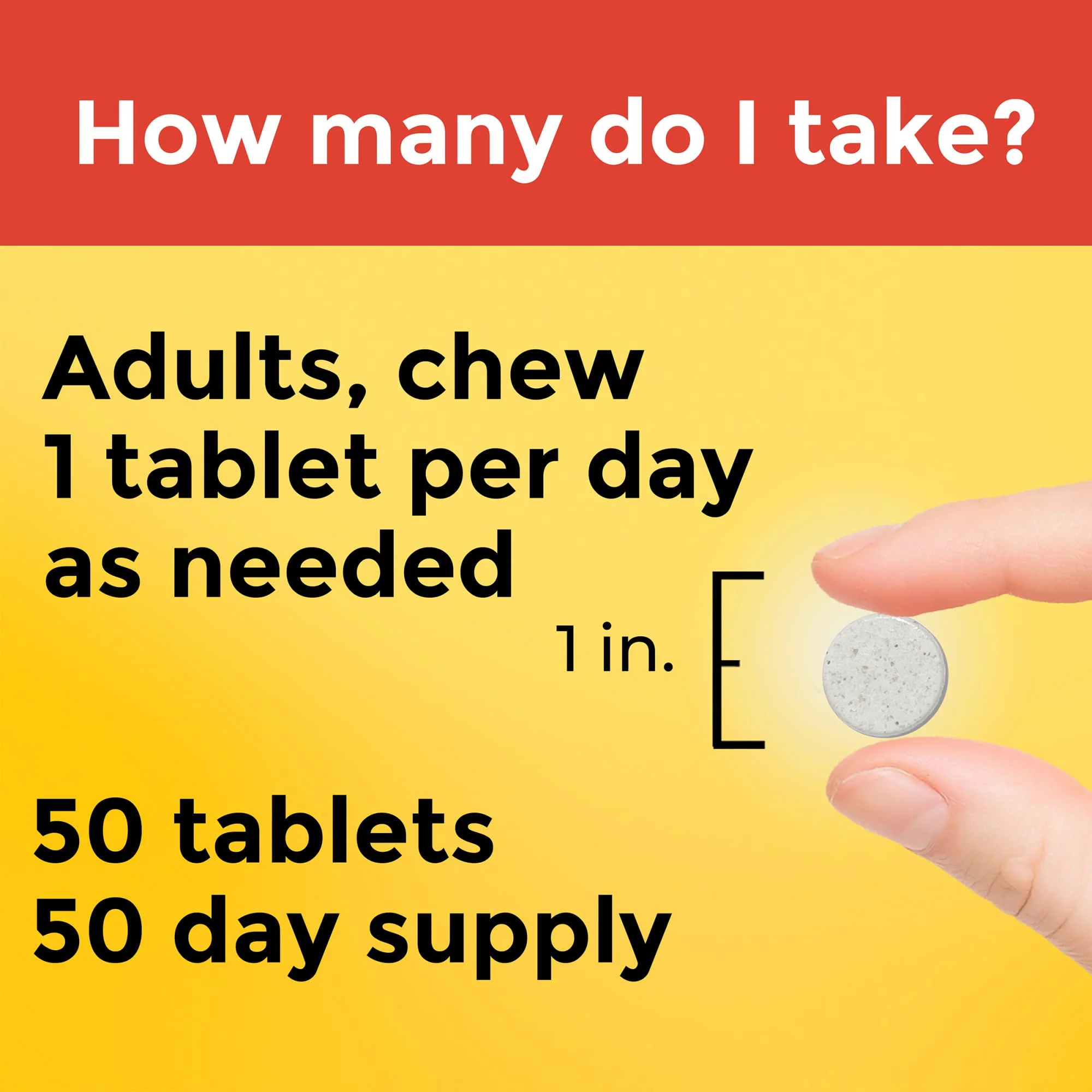 Nature Made Chewable L Theanine 200mg, L-Theanine Supplement for Stress Relief, 50 Chewable Tablets, 50 Day Supply - Image 6