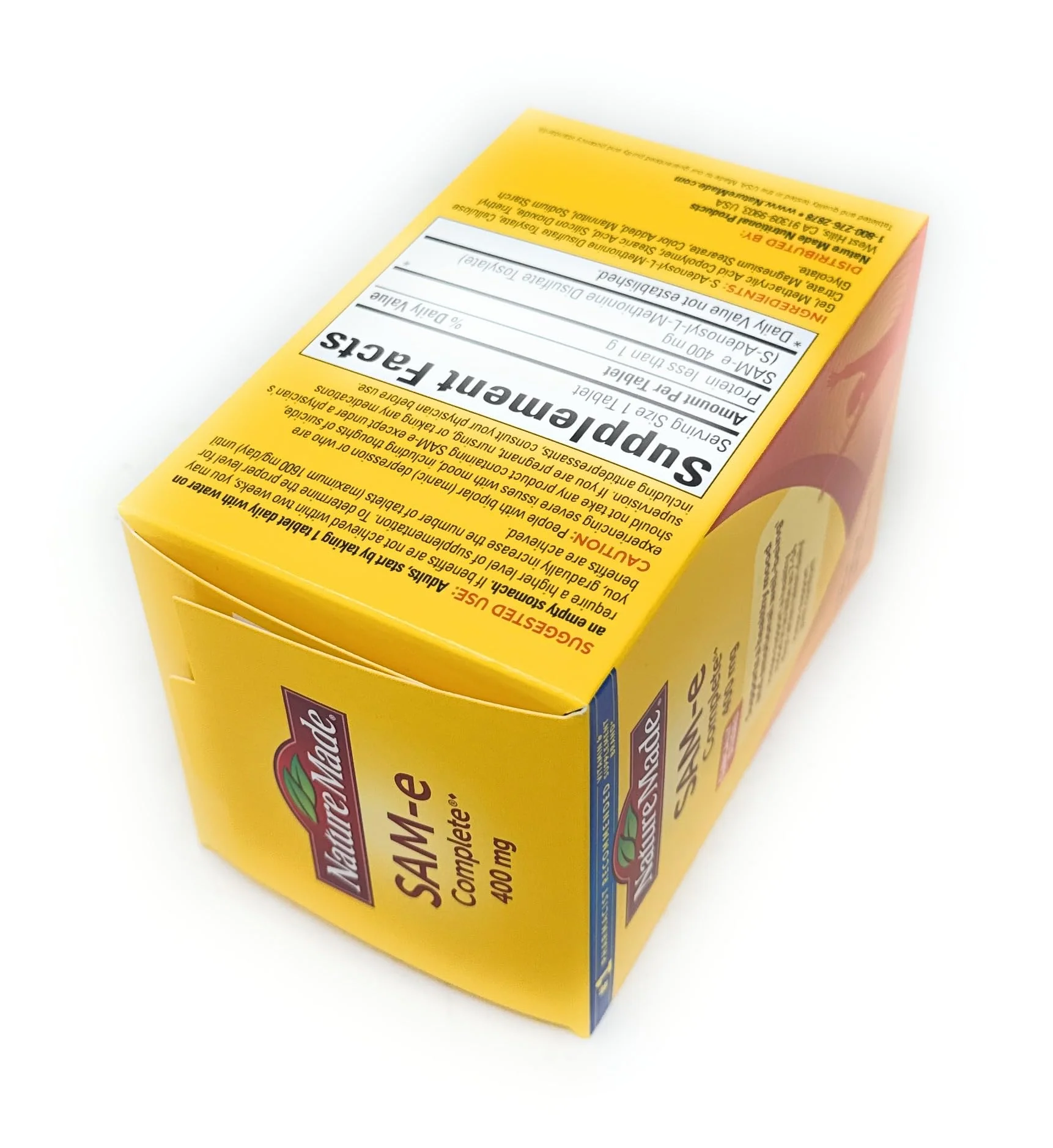 Nature Made SAM-e Complete 400 mg. Tablet (Helps Support Healthy Mood & Joint Comfort) 60 Count - Image 3