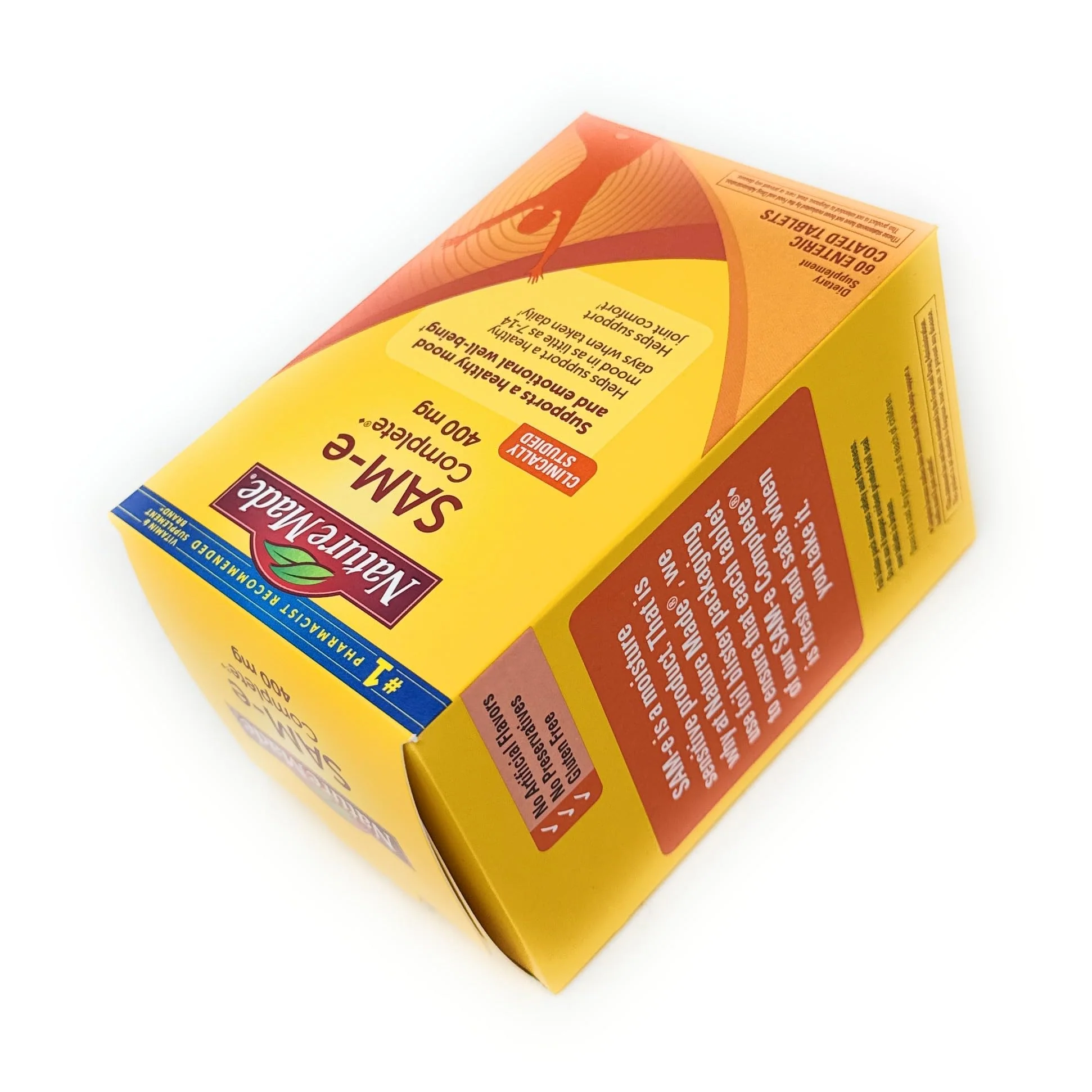 Nature Made SAM-e Complete 400 mg. Tablet (Helps Support Healthy Mood & Joint Comfort) 60 Count - Image 6