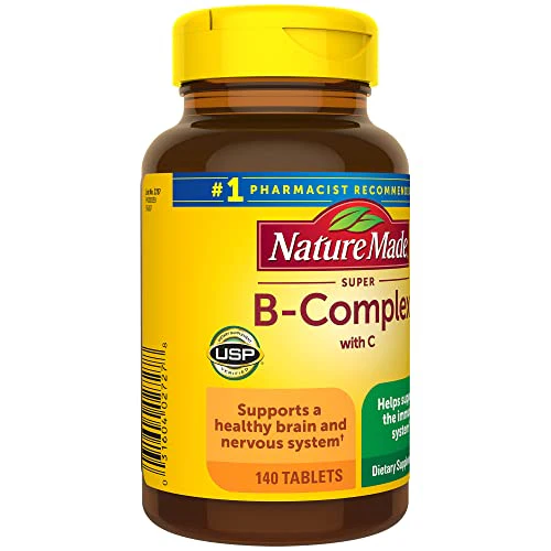 Nature Made Super B Complex with Vitamin C and Folic Acid, Dietary Supplement for Immune Support, 140 Tablets, 140 Day Supply - Image 6