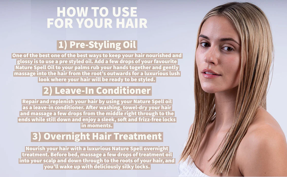 Nature Spell Rosemary Oil for Hair & Skin, Rosemary Oil for Hair Growth, Pre-Diluted, Treat Dry Damaged Hair to Target Hair Loss, 5.07 Fl Oz - Image 4