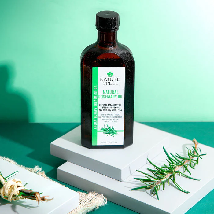 Nature Spell Rosemary Oil for Hair & Skin, Rosemary Oil for Hair Growth, Pre-Diluted, Treat Dry Damaged Hair to Target Hair Loss, 5.07 Fl Oz - Image 6