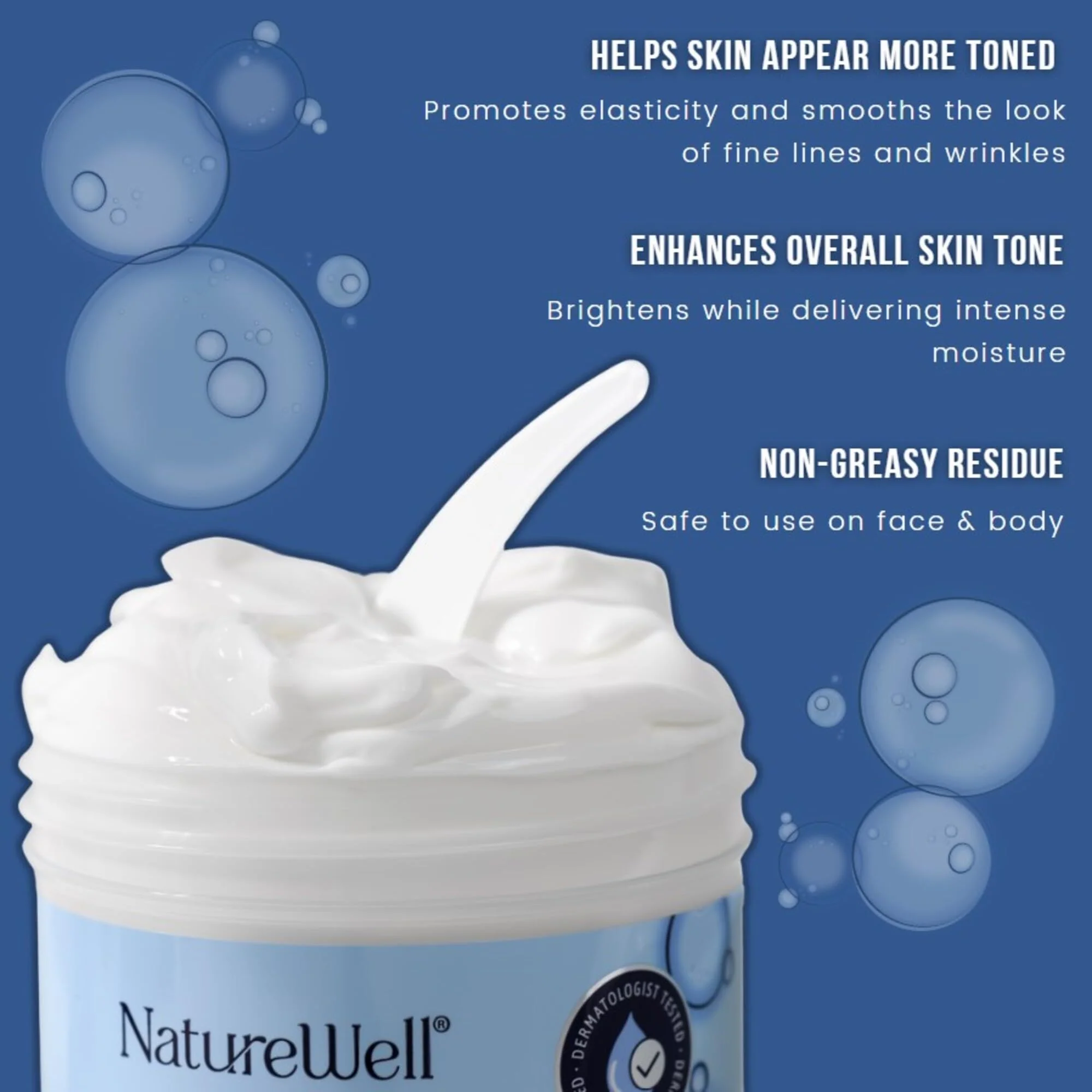 NATURE WELL Clinical Rejuvenate & Tone Retinol Intense Moisture Cream 2.0 for Face, Body, & Hands, Anti-Aging, Targets Discoloration, Wrinkles, Sun Damage, Crepey, & Sagging Skin, 16 Oz - Image 8