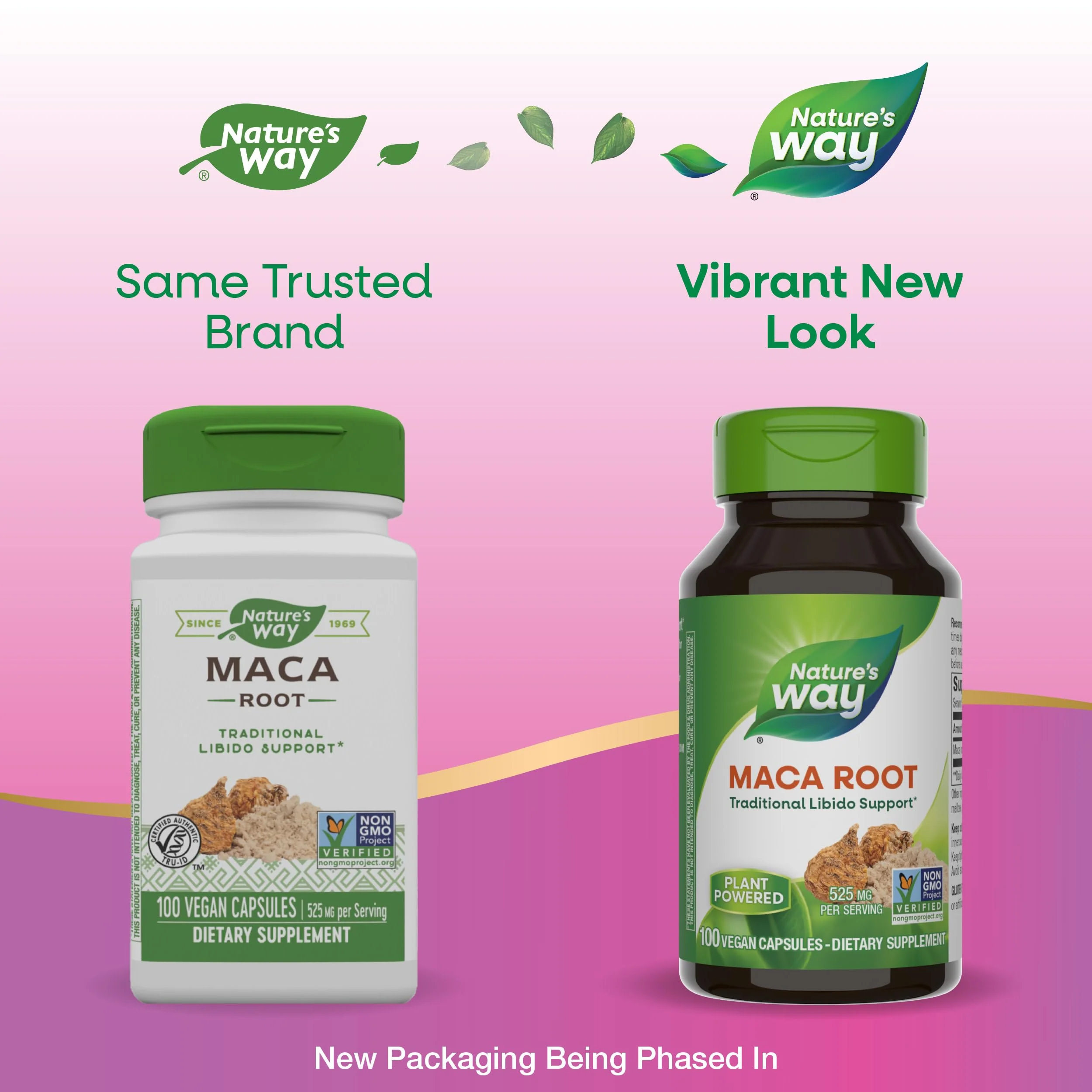 Nature's Way Maca Root, Traditional Libido Support*, 525 mg per Serving, Non-GMO Project Verified, 100 Vegan Capsules (Packaging May Vary) - Image 9