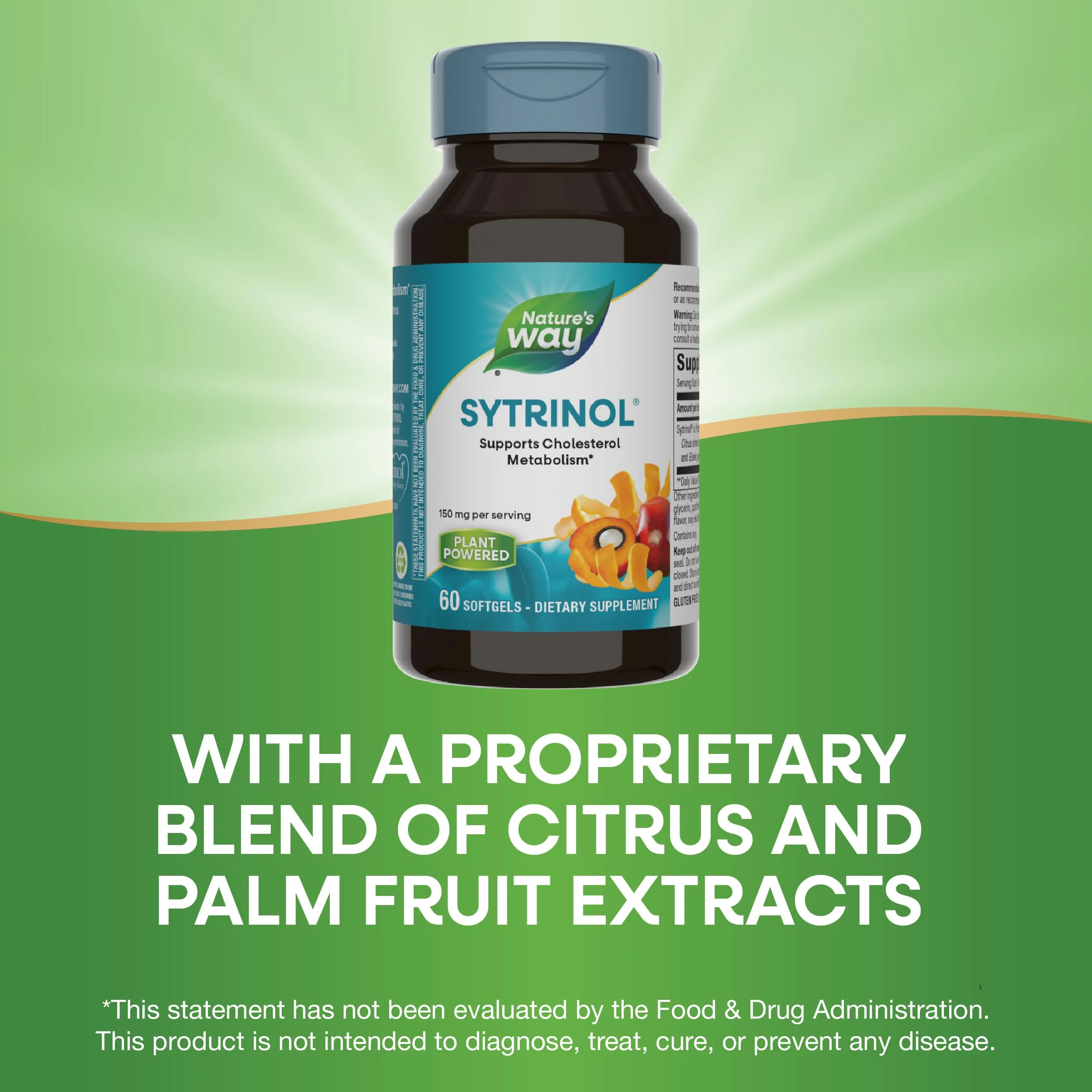 Nature's Way Sytrinol Cholesterol Control; Premium Blend; 60 Softgels - Image 5