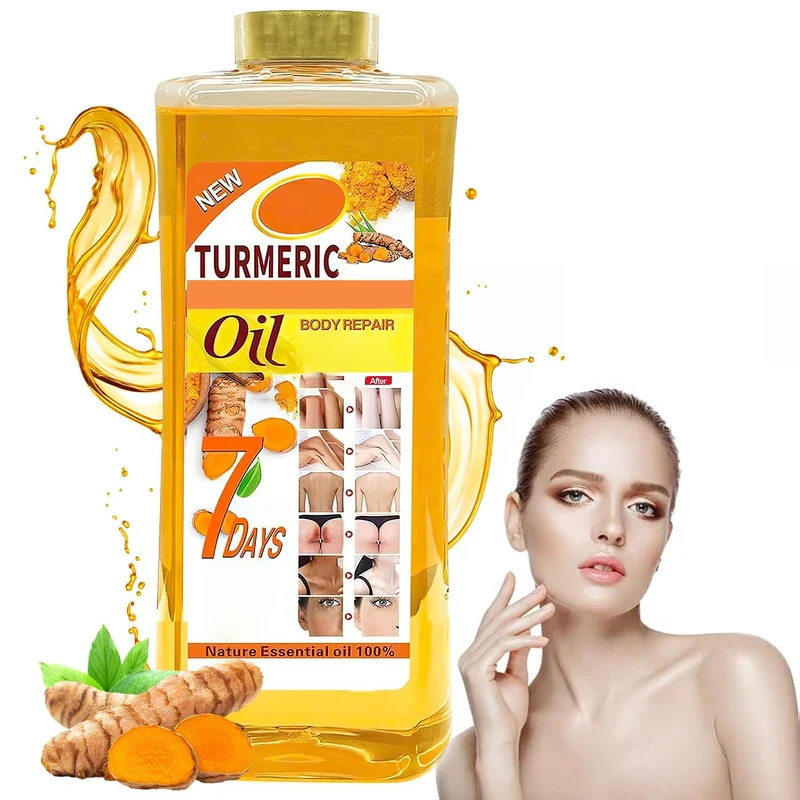 nedraho nedraho Soft 7 Turmeric Body Oil,Soft 7 Turmeric Oil,VeetGold Body Oil,Soft 7 Body Oil for Face & Body Moisturizer,Soft 7 Oil Natural Moisturizing Body Oil for All Skin Types (7 oz/Bottle)