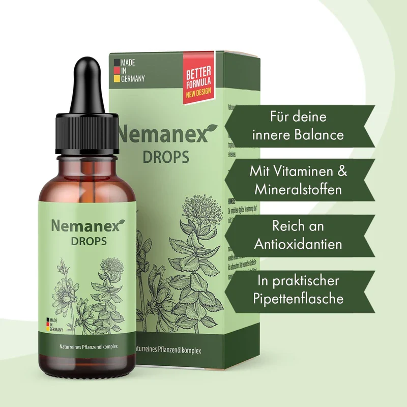 NEMANEX With high-quality ingredients, support for the body, 30 ml capacity, 3 x - Image 2