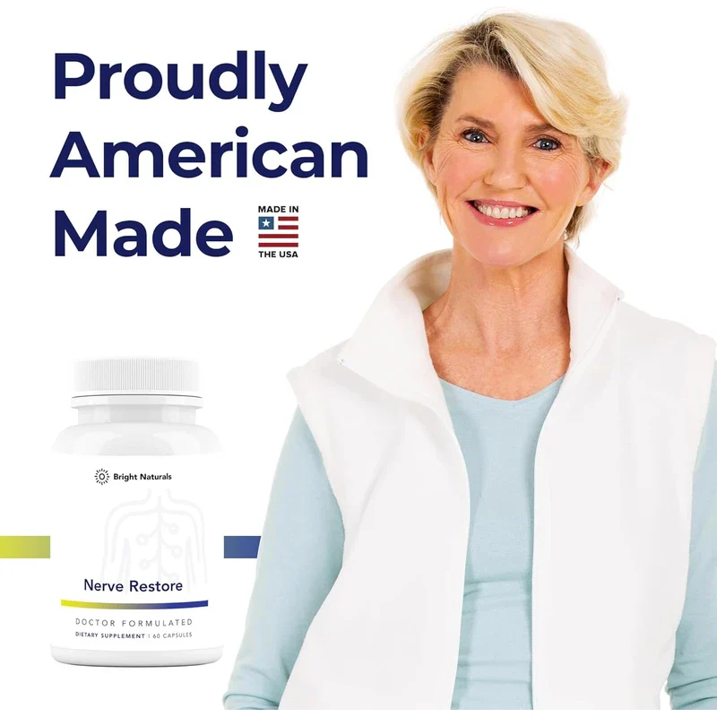 Nerve Restore - Nerve Support Supplement - Includes Pea, White Willow, and B-Vitamin Nerve Support Complex for Advanced Nerve Health Support - Made in The USA, 60 Capsules - Image 8