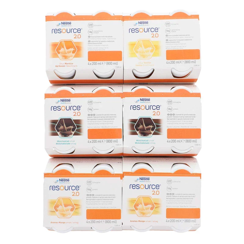 Nestlé resource 2.0, 24 x 200 ml, mixed box - Image 3