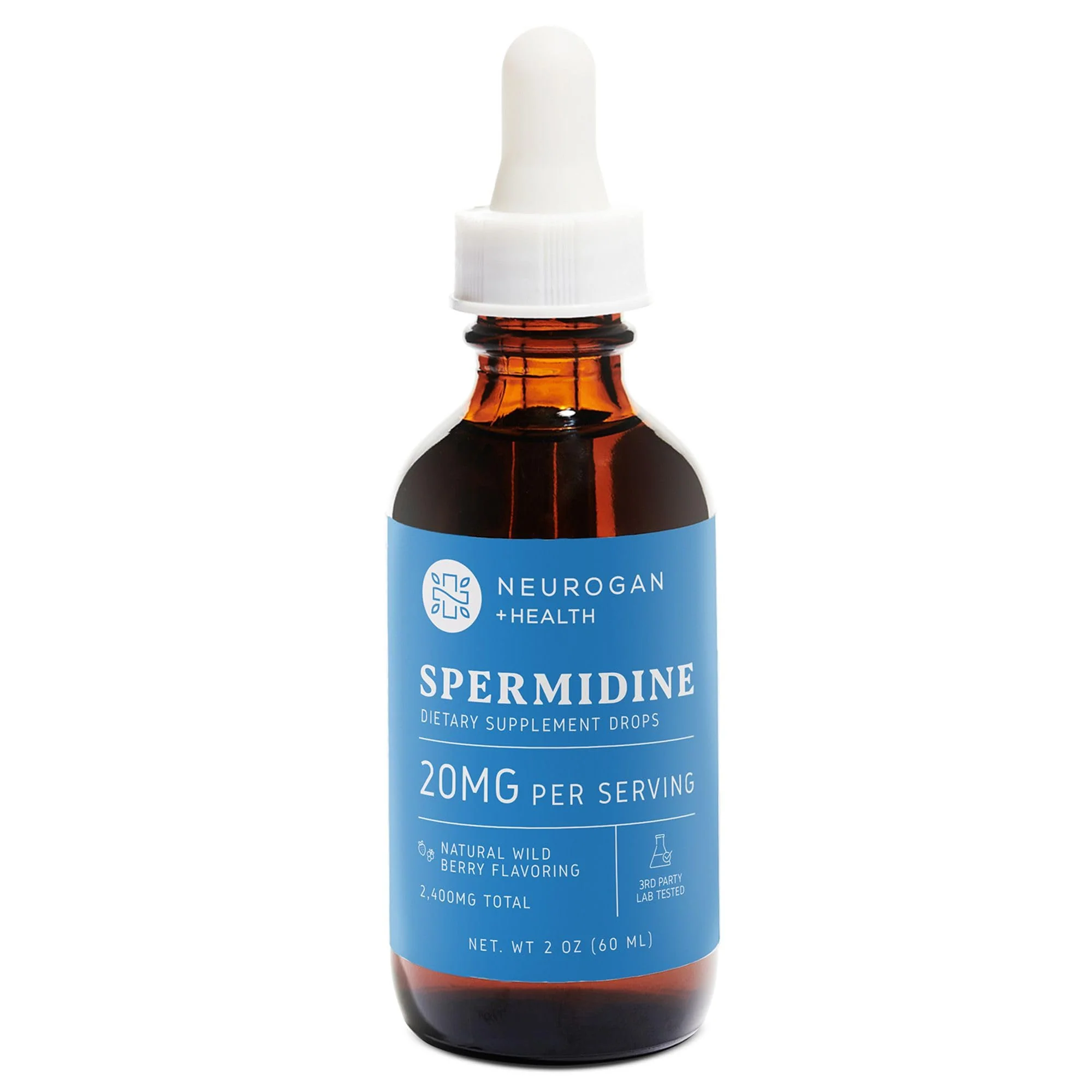 Neurogan Spermidine Supplement - 20 mg per Serving | 98% Pure | Autophagy Support & Cellular Health Supplements | Liquid Spermidine 3rd Party Tested | 60 mL, Made in USA - Image 8