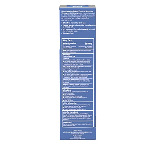 Neutrogena Coal Tar Therapeutic 8.5 Fl Oz Anti-Dandruff Shampoo - Image 7
