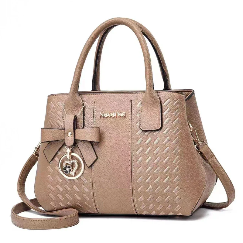 Nevenka Womens Purses and Handbags Shoulder Bag Ladies Designer Satchel (Khaki)