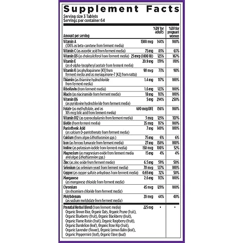 New Chapter Advanced Perfect Prenatal Vitamins, 192ct, Made with Organic, Non-GMO Ingredients for Healthy Baby & Mom - Folate (Methylfolate), Whole-Food Fermented Iron, Vitamin D3 + Ginger - Image 6