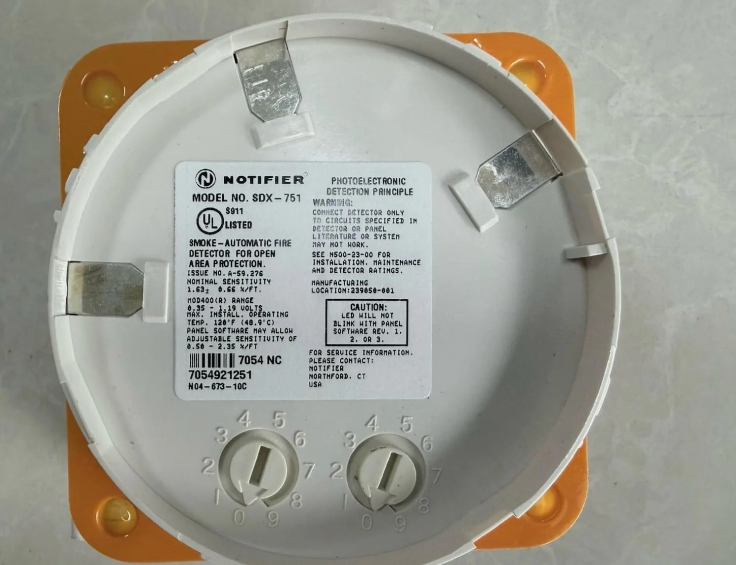 New NOTIFIER SDX-751 Detector SDX-751 - Image 2