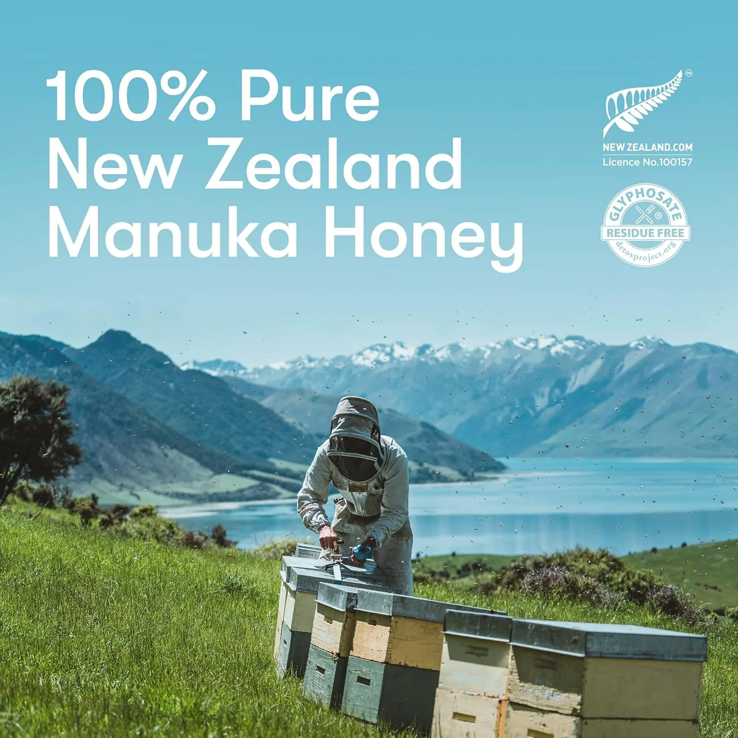 New Zealand Honey Co. Raw Manuka Honey UMF 24+ / MGO 1122+ | 4.4oz | 125g | Raw Honey - Image 3
