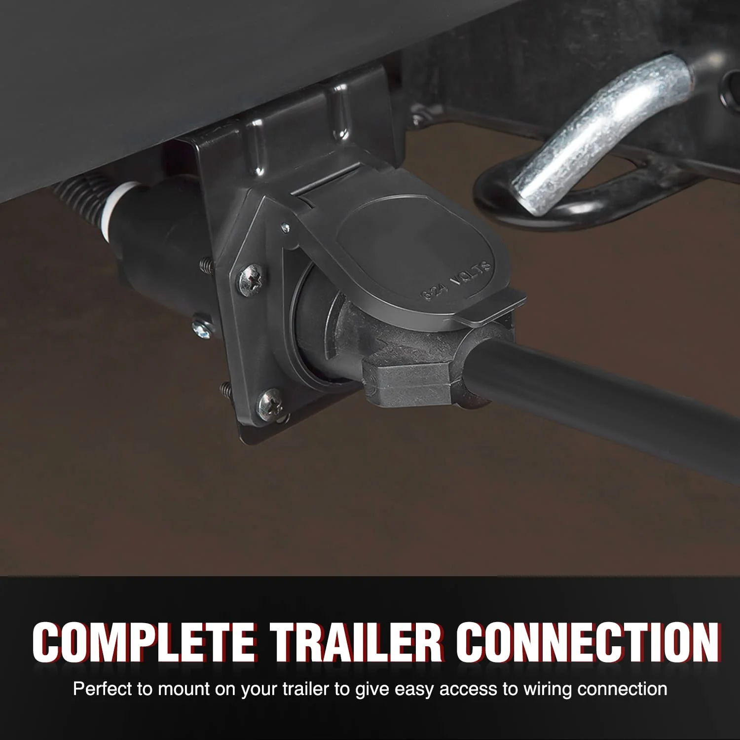 Nilight 16 Feet Heavy Duty 7 Way Plug Inline Trailer Cord 7-Pin Trailer Cord Wire Cable for Truck Camper Blade Molded RV Cable Weatherproof & Corrosion Resistant-16FT - Image 3
