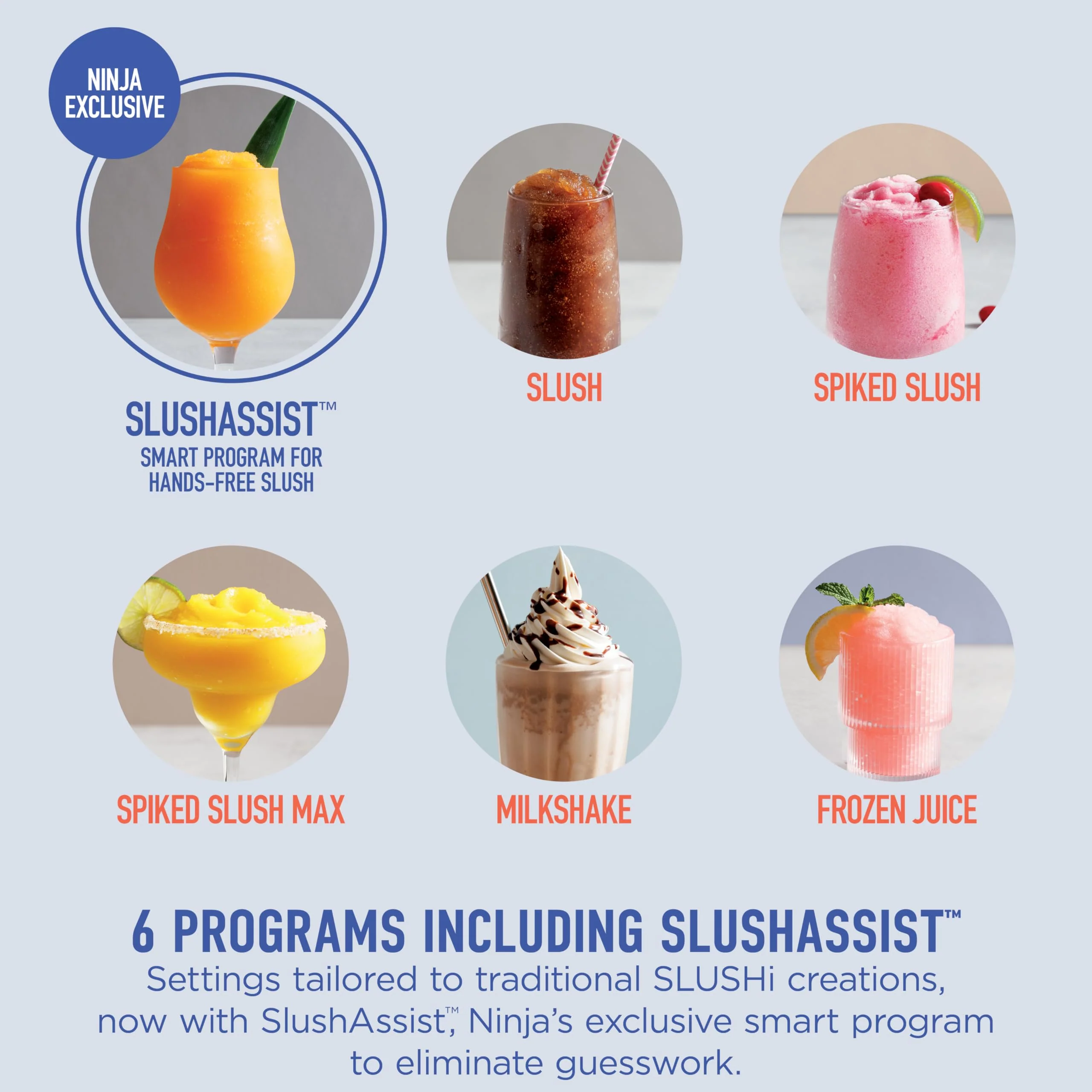 Ninja SLUSHi Max XXL Smart Frozen Drink Maker | Top Performance & Smart Technology, Party-Size 150oz Capacity, No Ice Needed, 6 Programs, Ideal Temp & Texture up to 12 hours | Peach FS605 - Image 7