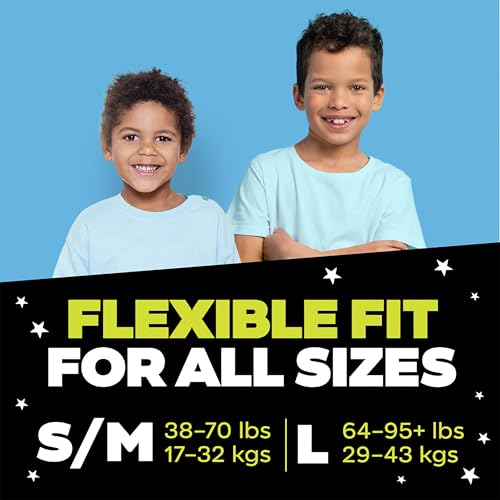 Ninjamas Boys Bedwetting Nighttime Underwear, Size S/M (38-70 lbs), 88 Count, Overnight Protection, Ultra Absorbent, Hypoallergenic - Image 5