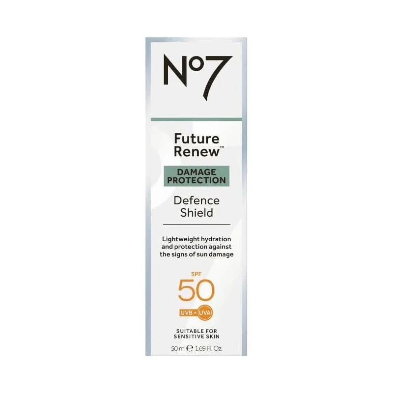 NO7 FUTURE RENEW DAMAGE PROTECTION DEFENCE SHIELD SPF50