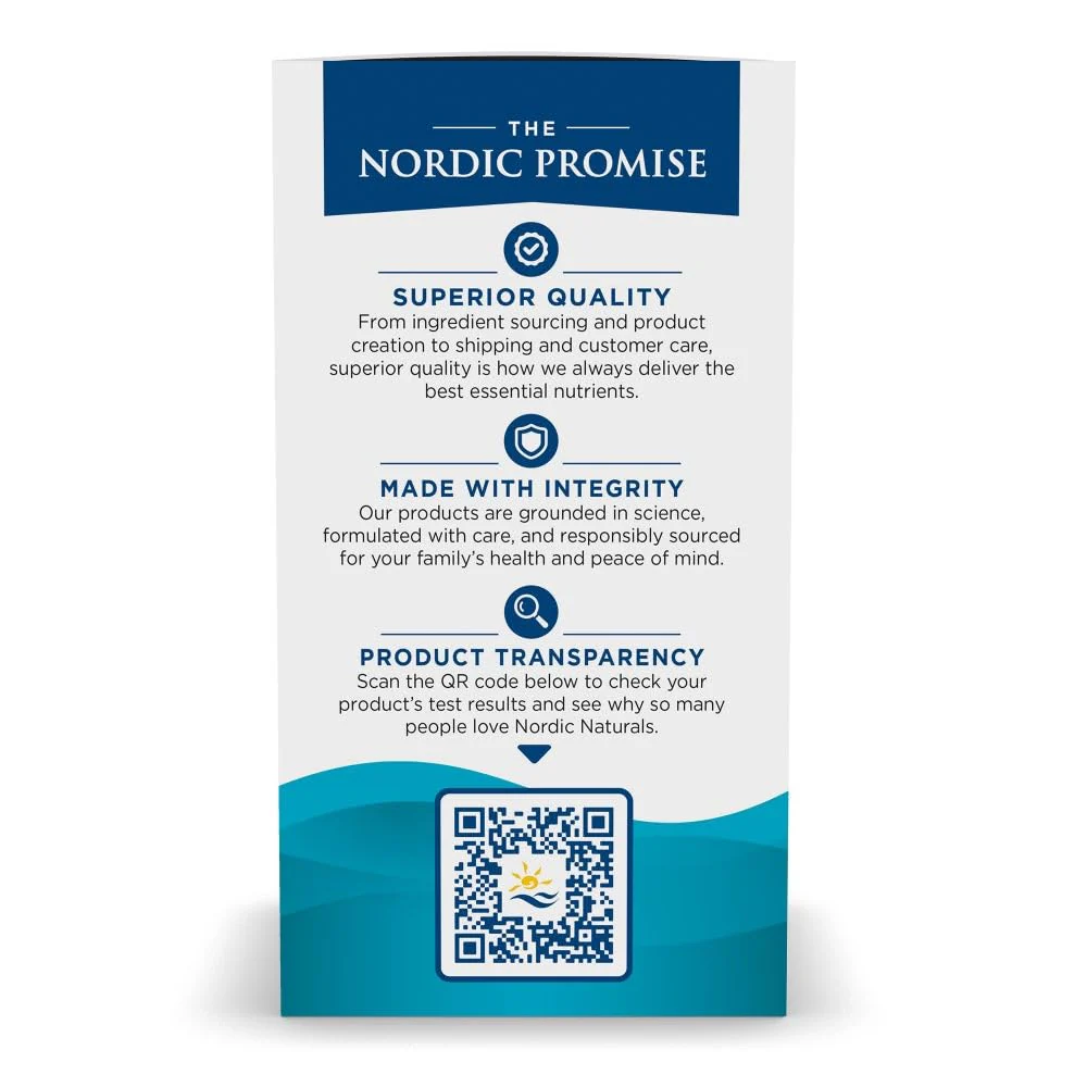 Nordic Naturals Ultimate Omega, Lemon Flavor - 60 Soft Gels - 1280 mg Omega-3 - High-Potency Fish Oil Supplement with EPA & DHA - Promotes Brain & Heart Health - Non-GMO - 30 Servings - Image 6