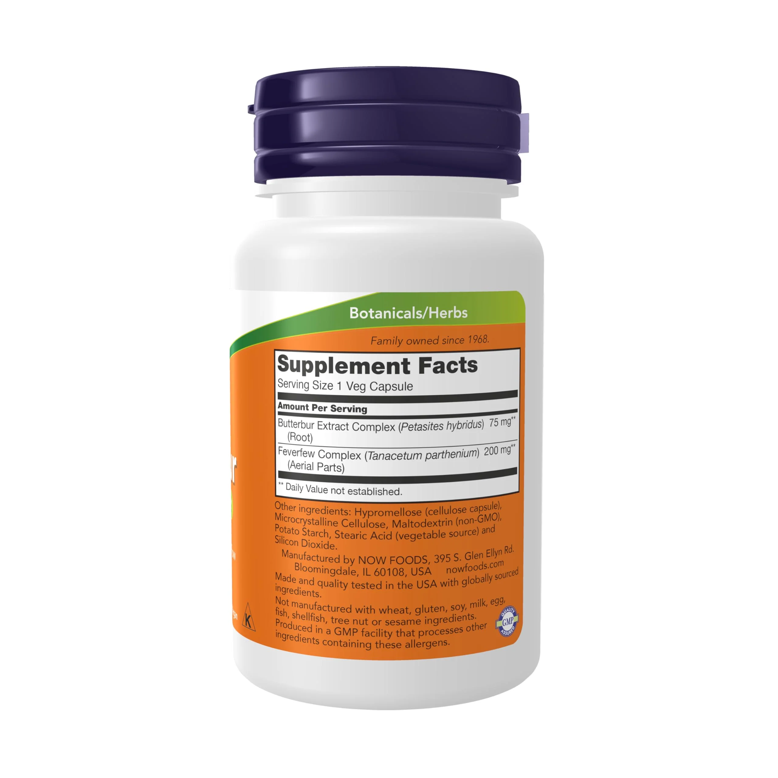 NOW Foods Supplements, Butterbur with Feverfew, Neurological Support*, 60 Veg Capsules - Image 7