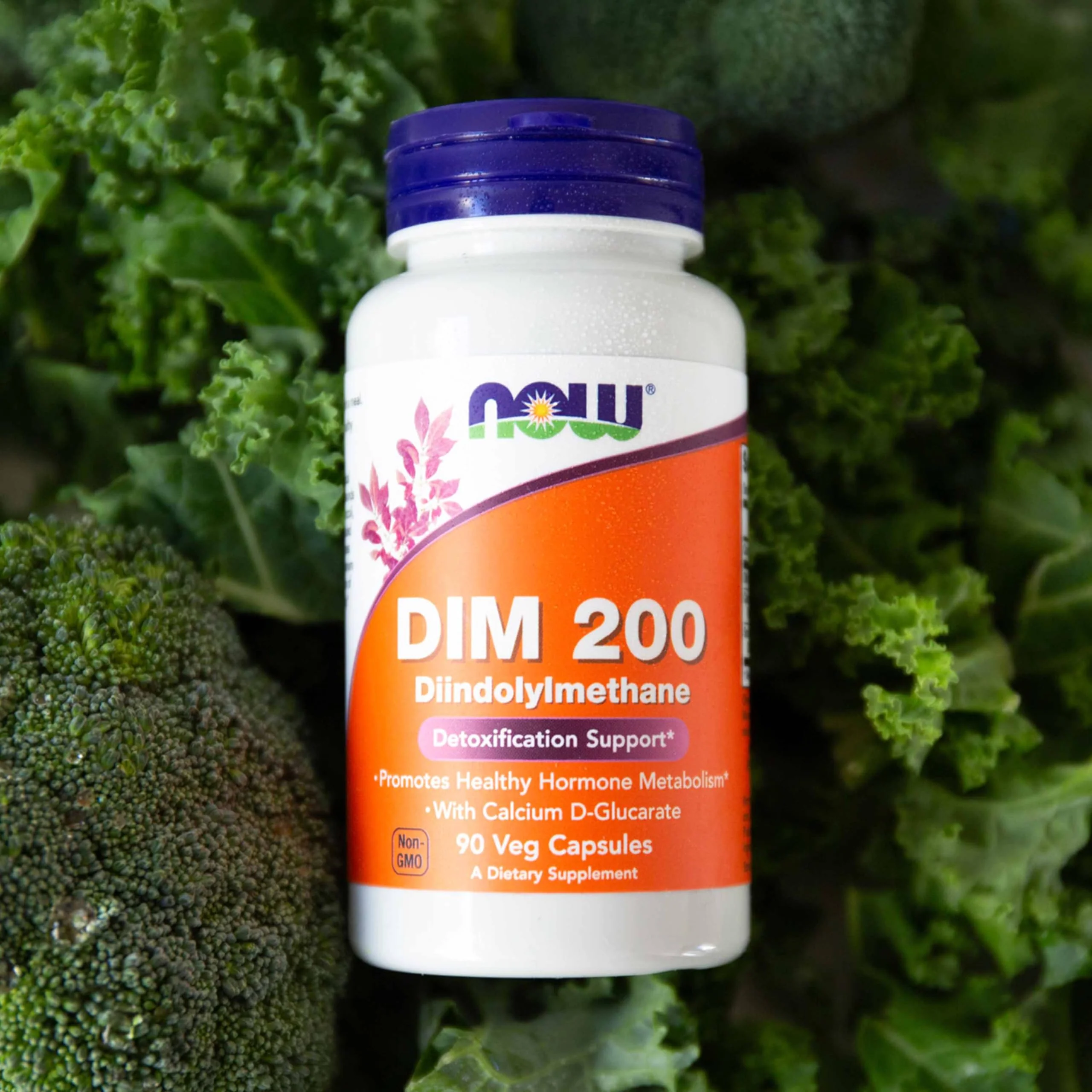NOW Foods Supplements, DIM 200 (Diindolylmethane) with Calcium D-Glucarate, 90 Veg Capsules - Image 4