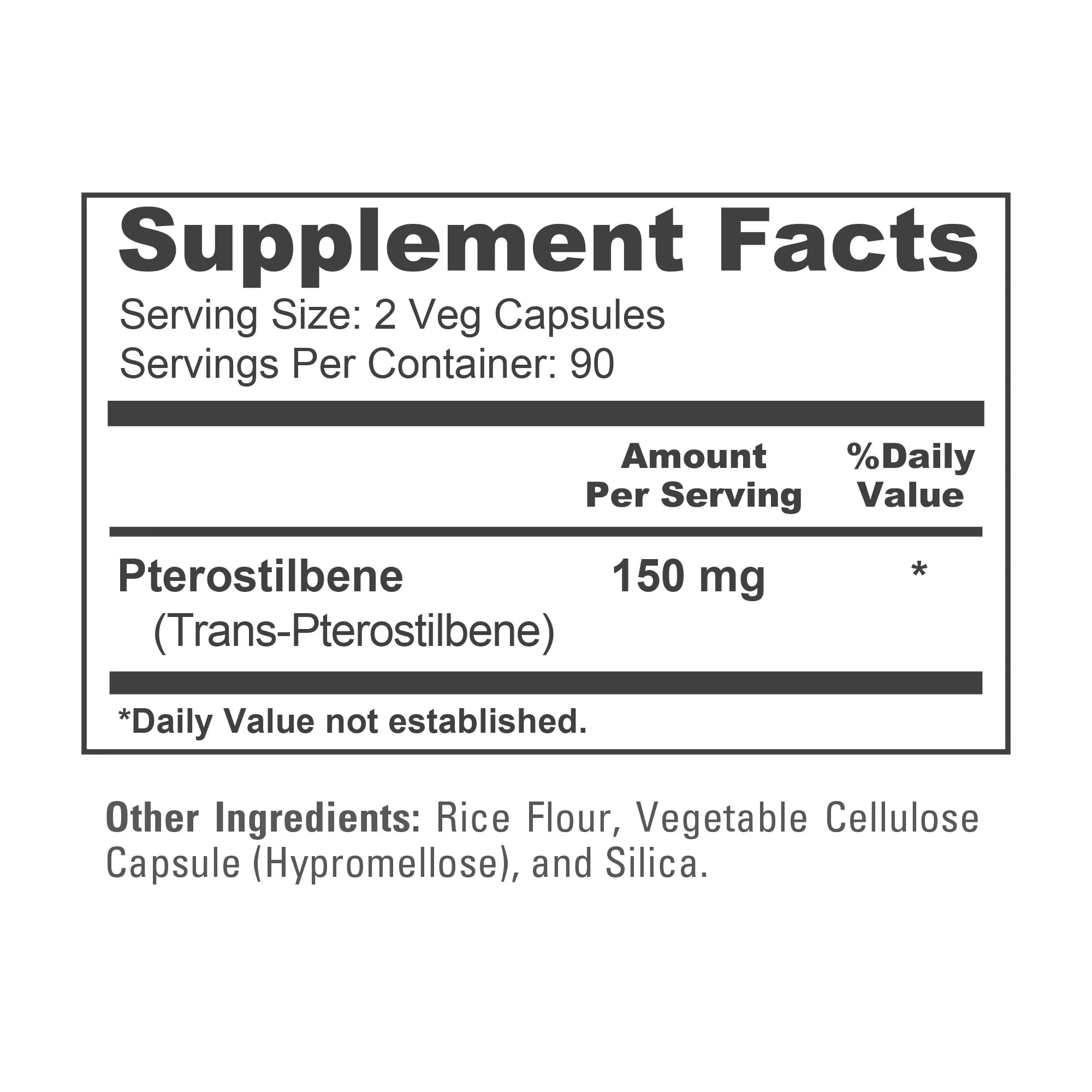 NusaPure Pterostilbene 150mg 180 Veggie Caps (Non-GMO, Vegan) - Image 6