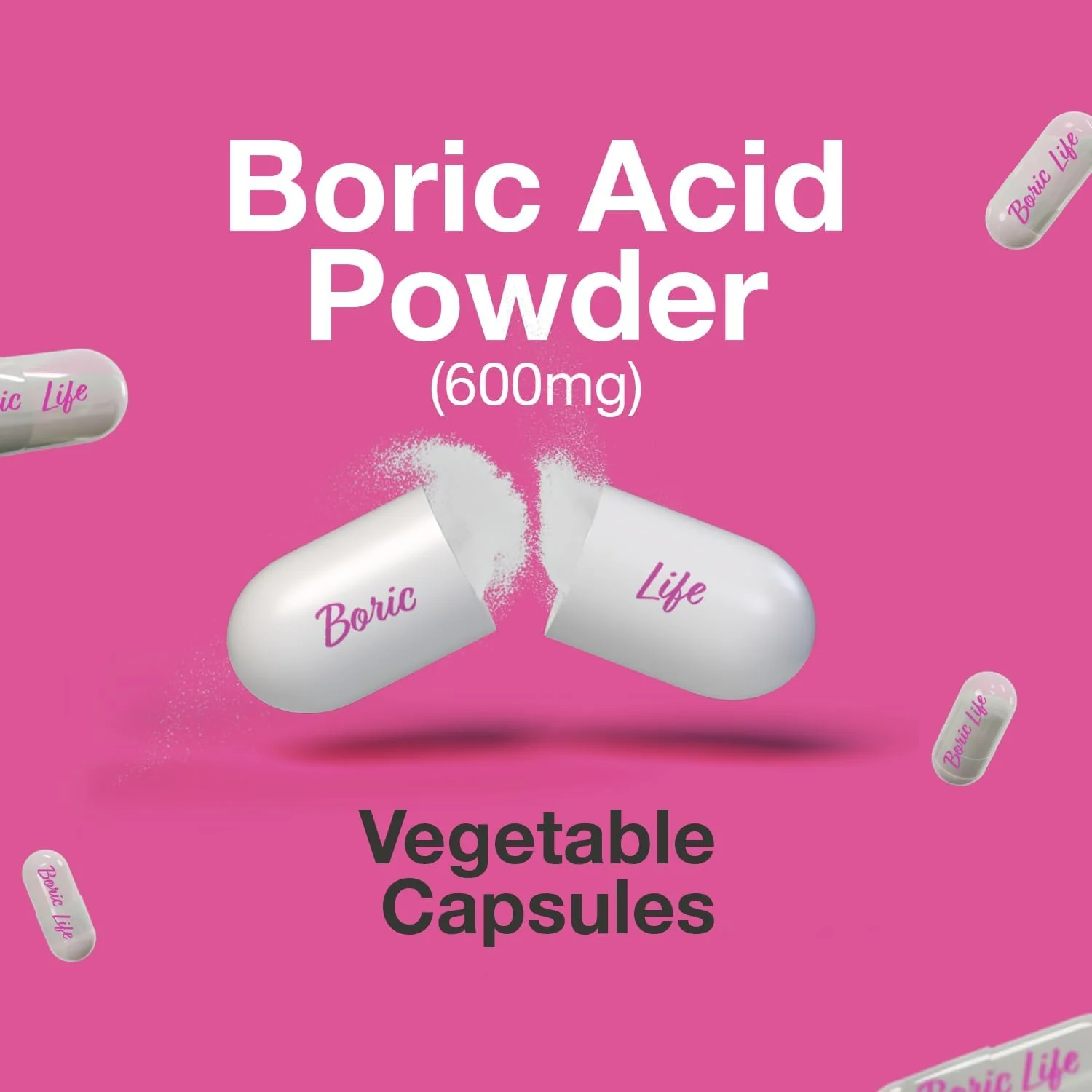 NutraBlast Boric Acid Vaginal Suppositories - 100% Pure Made in USA - Boric Life Intimate Health Support (30 Count) - Image 2