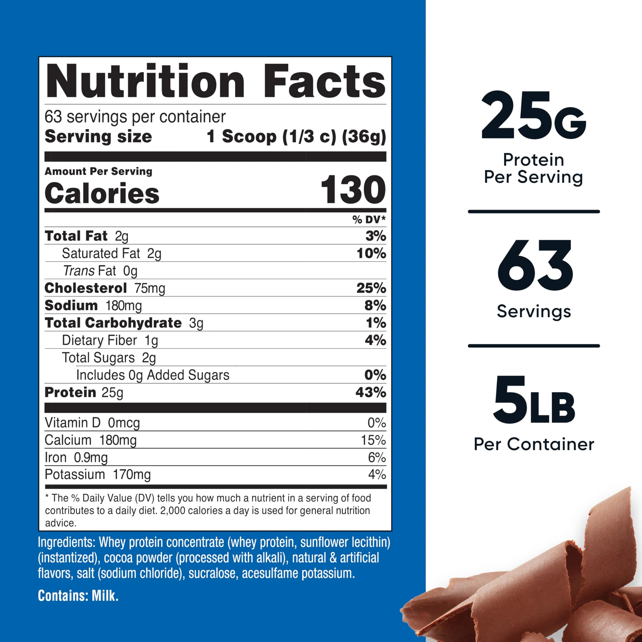 Nutricost Whey Protein Concentrate (Chocolate) 5LBS - Image 5