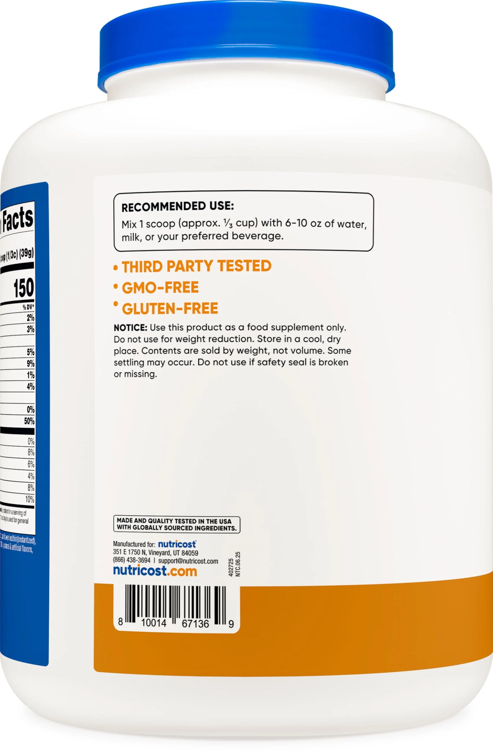 Nutricost Whey Protein Isolate (Chocolate Peanut Butter, 5 Pound) Protein Powder - Image 3