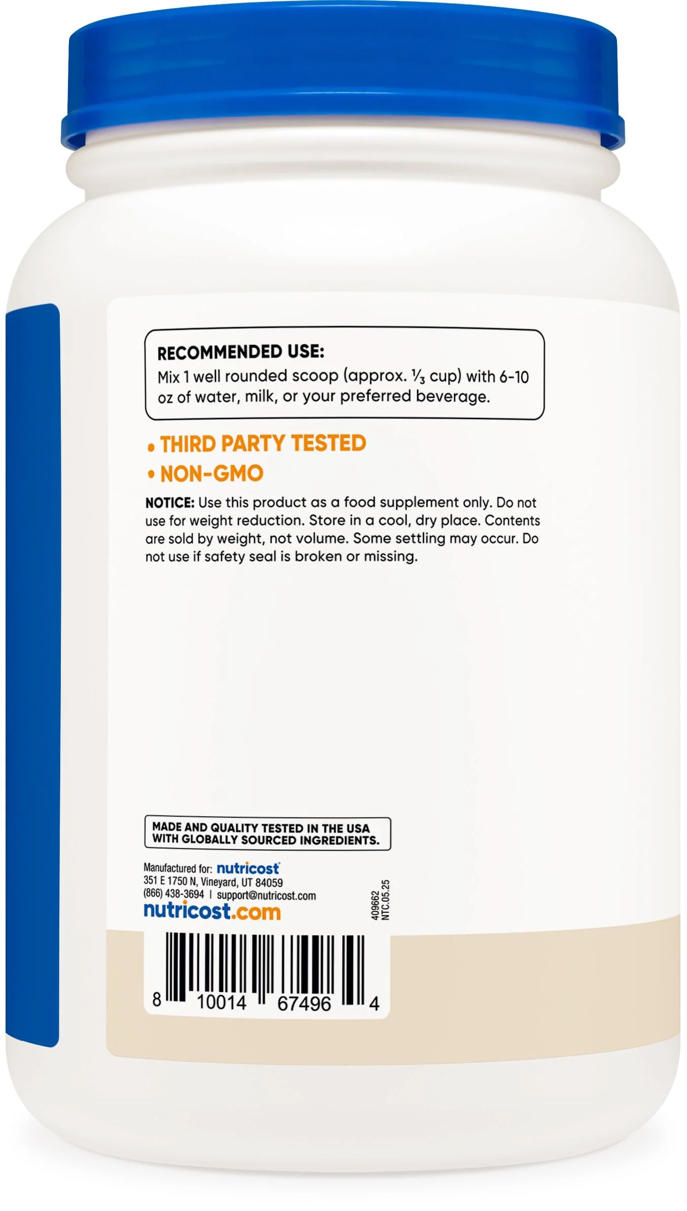 Nutricost Whey Protein Isolate (Cookies N Cream, 2 Pounds) - Image 3