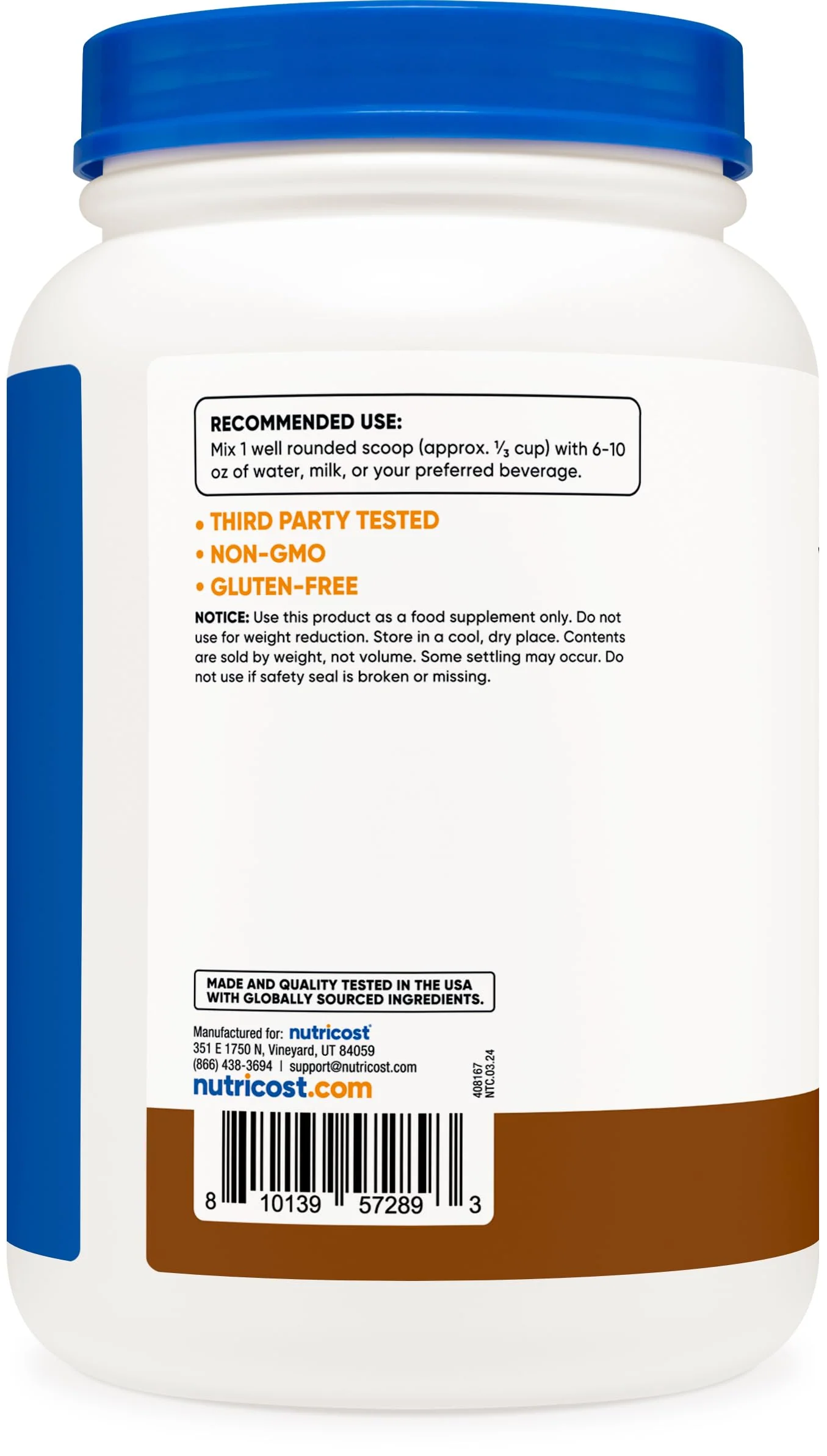 Nutricost Whey Protein Isolate (Mocha) 2LBS - Image 3