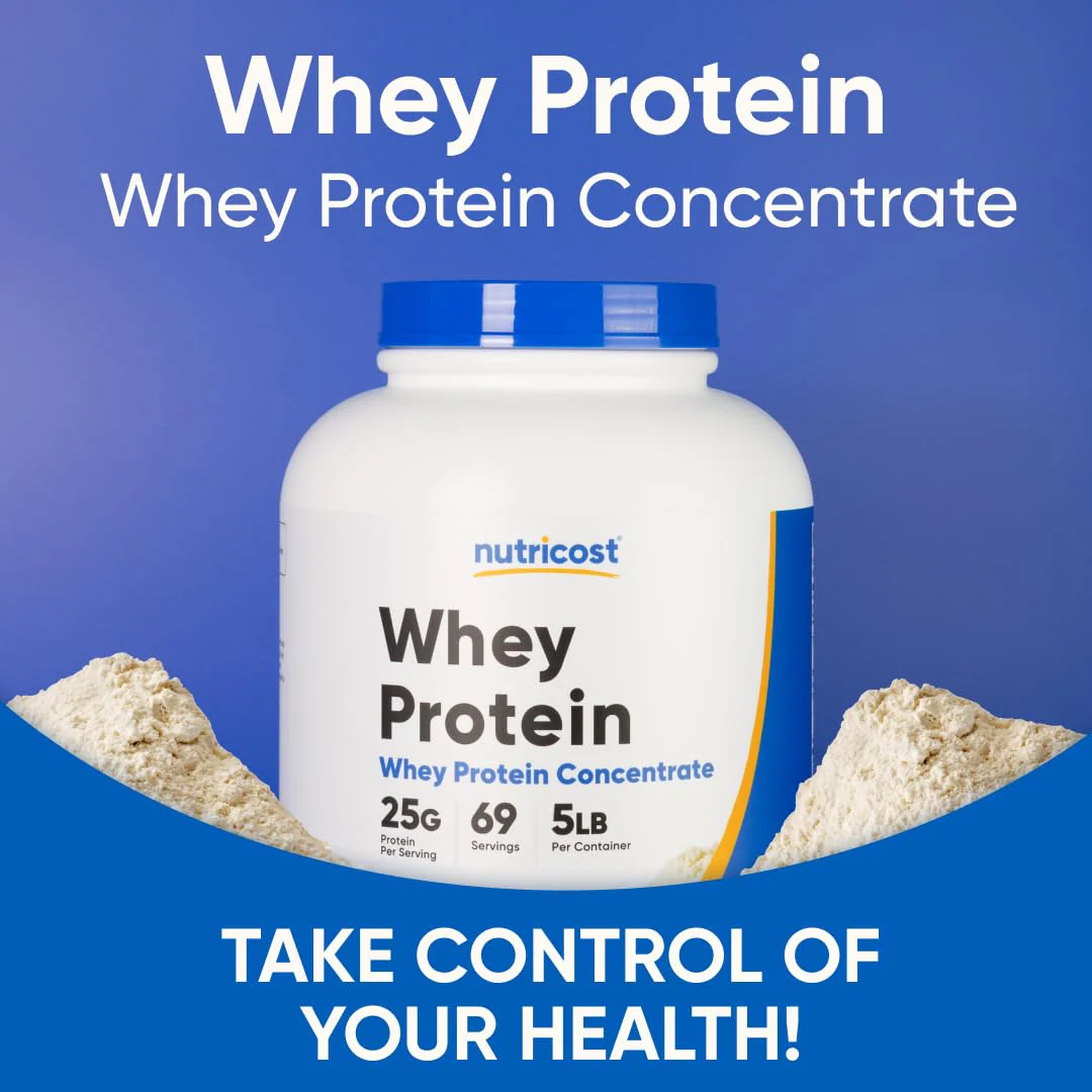 Nutricost Whey Protein Powder, Unflavored, 5 pounds - from Whey Protein Concentrate - Image 5
