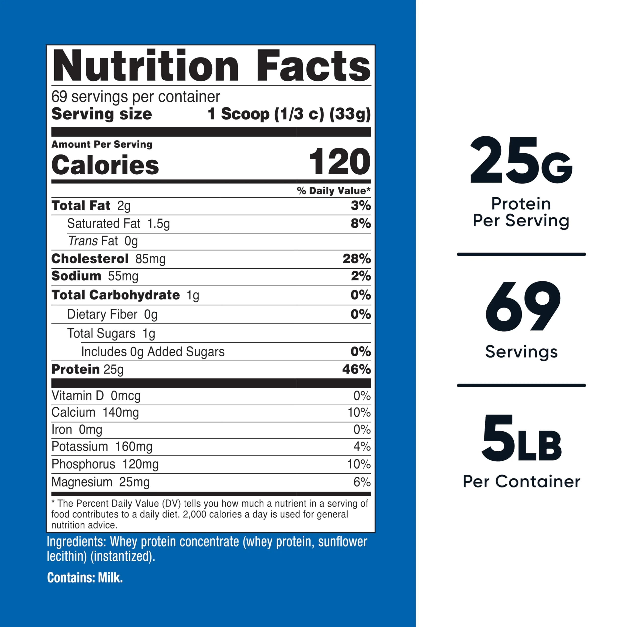 Nutricost Whey Protein Powder, Unflavored, 5 pounds - from Whey Protein Concentrate - Image 8
