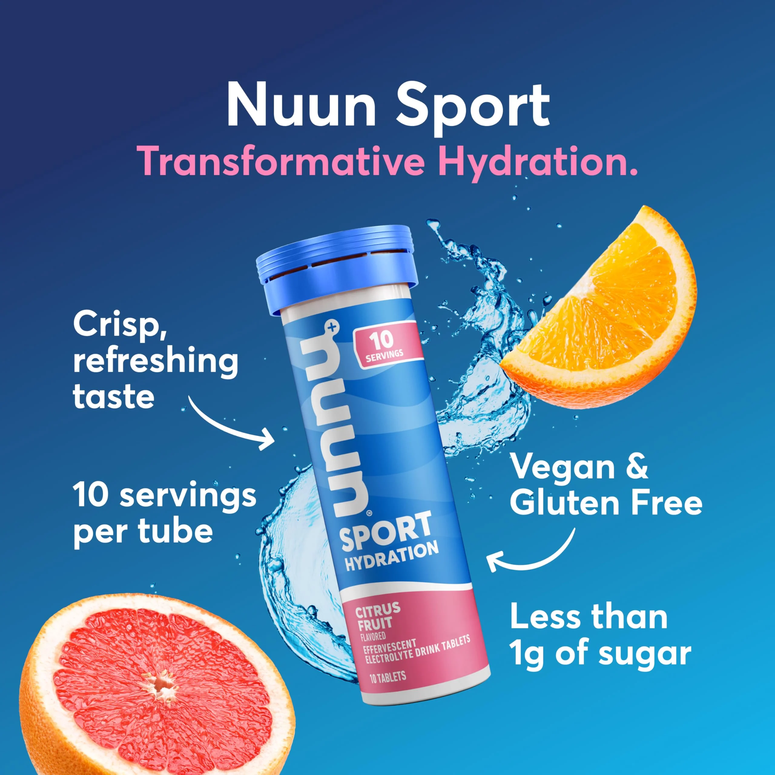 Nuun Sport Electrolyte Tablets for Proactive Hydration, Mixed Flavors, 4 Pack (40 Servings) - Image 6