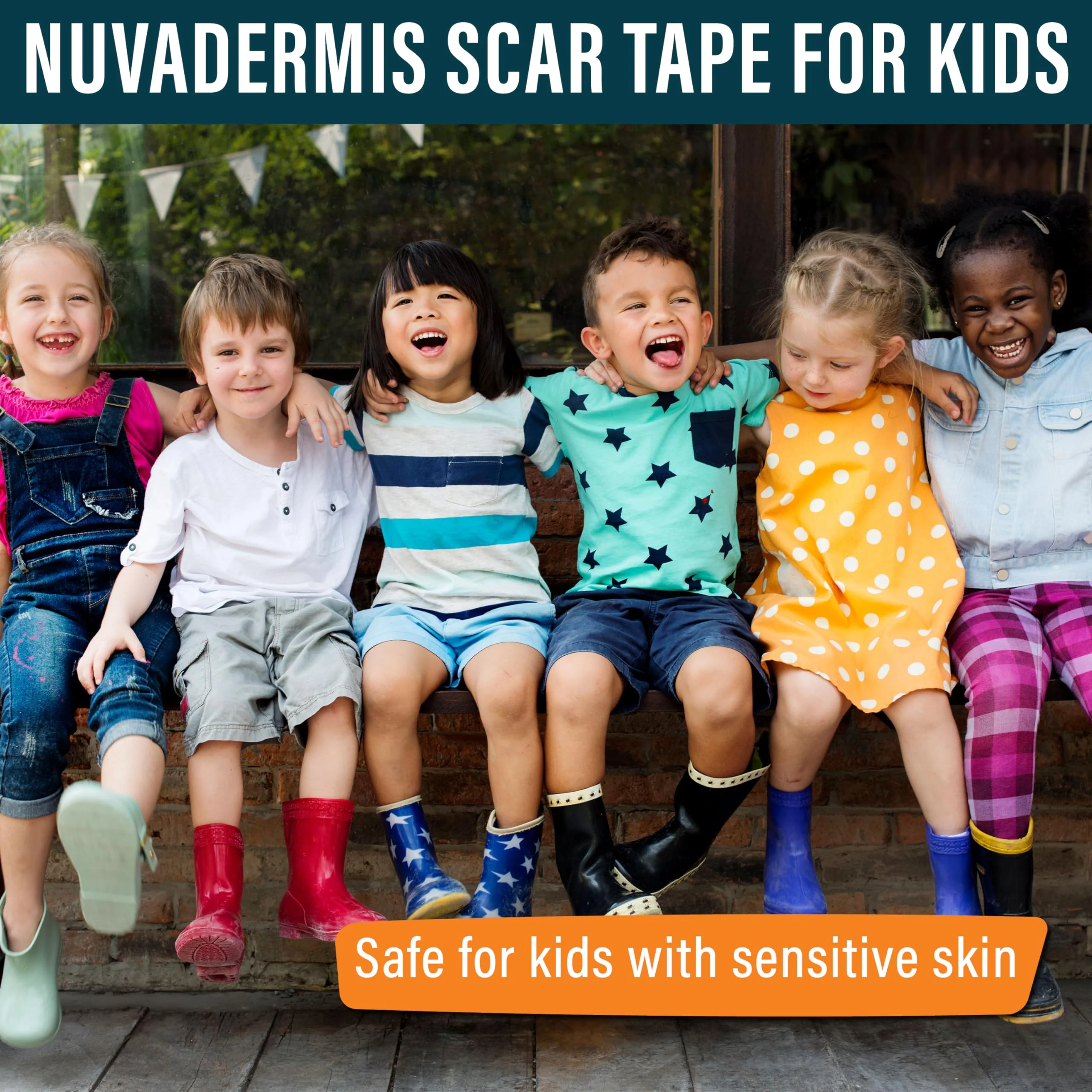 NUVADERMIS Silicone Scar Tape for Kids - Scar Tape for Surgical Scars - 120" x 1.5" Roll - Reusable Medical Grade Silicone Scar Tape for Children - 1 Pack - Dinosaurs - Image 9
