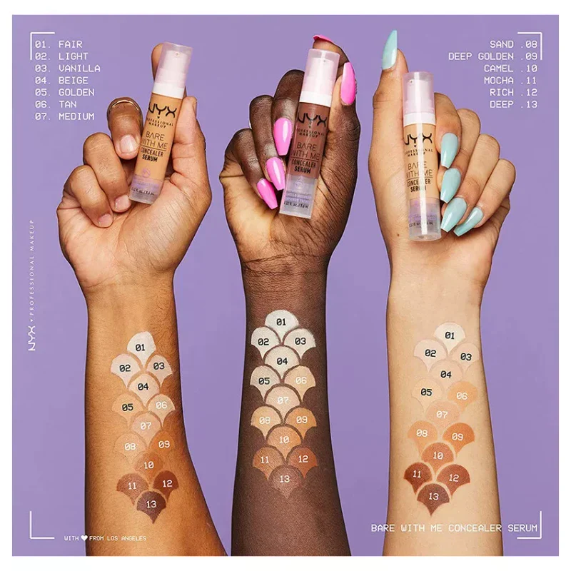NYX 3 NYX Bare With Me Concealer Serum - BWMCCS "Pick Your 3 Color"*Joy's cosmetics* - Image 3