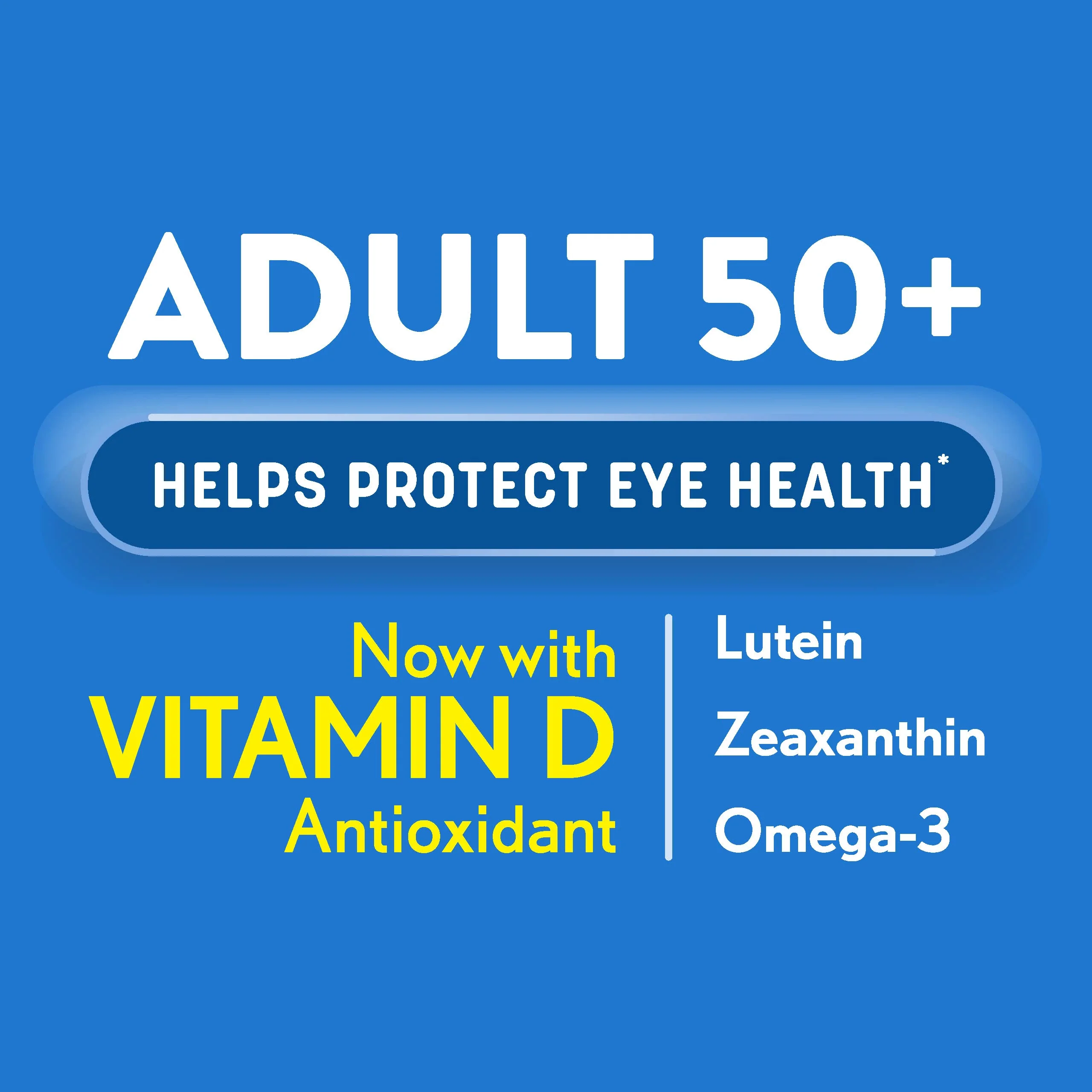 Ocuvite Adult 50+ Eye Vitamins and Mineral Supplements with Lutein, Zeaxanthin and Omega-3from Bausch + Lomb 90 Soft Gels - Image 7
