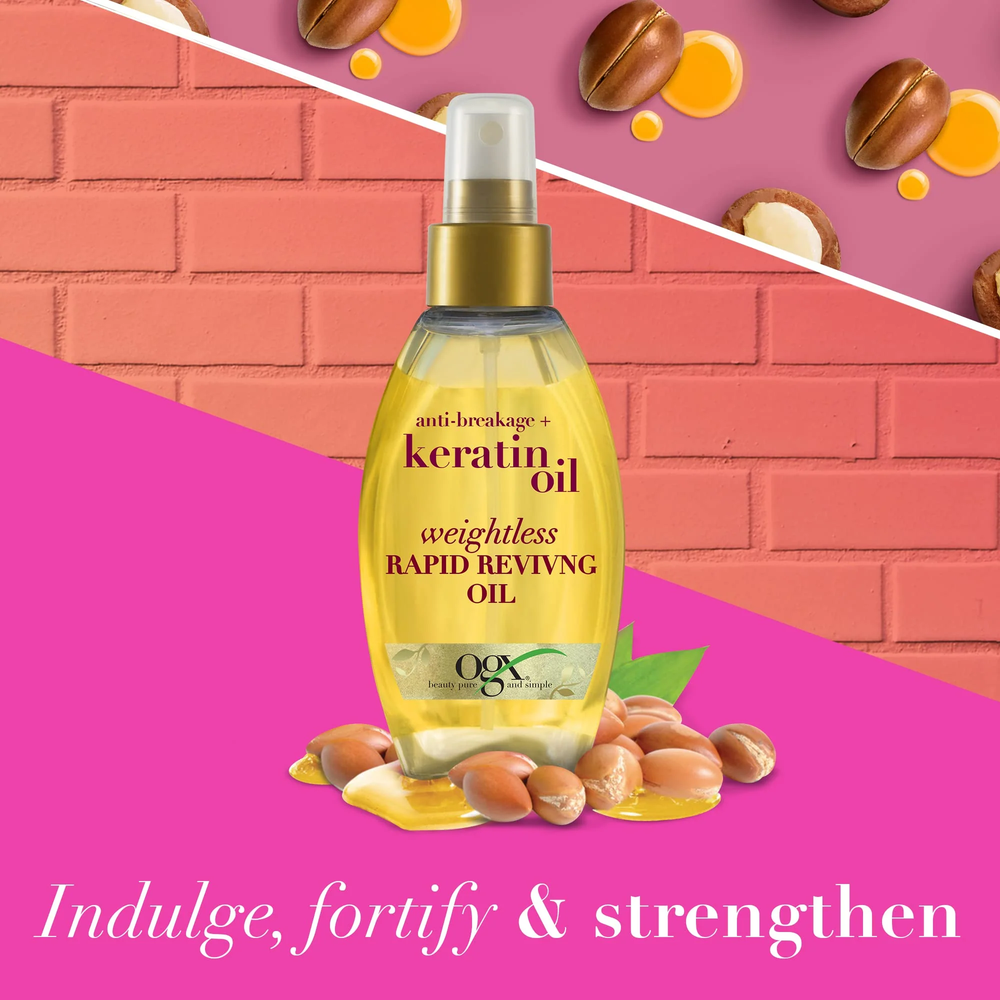 OGX Anti-Breakage Strengthening Keratin Hair Oil for Damaged Hair, 118 ml - Image 5