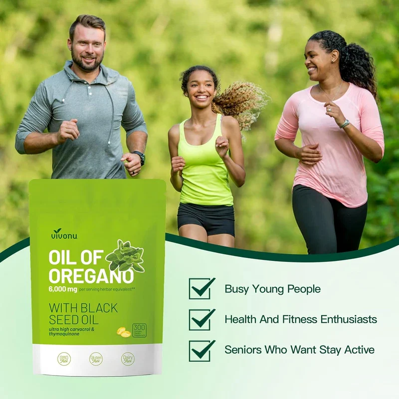 Oil of Oregano Softgels Vivonu | Capsules | Non-GMO | Gluten Free Formula - Image 7
