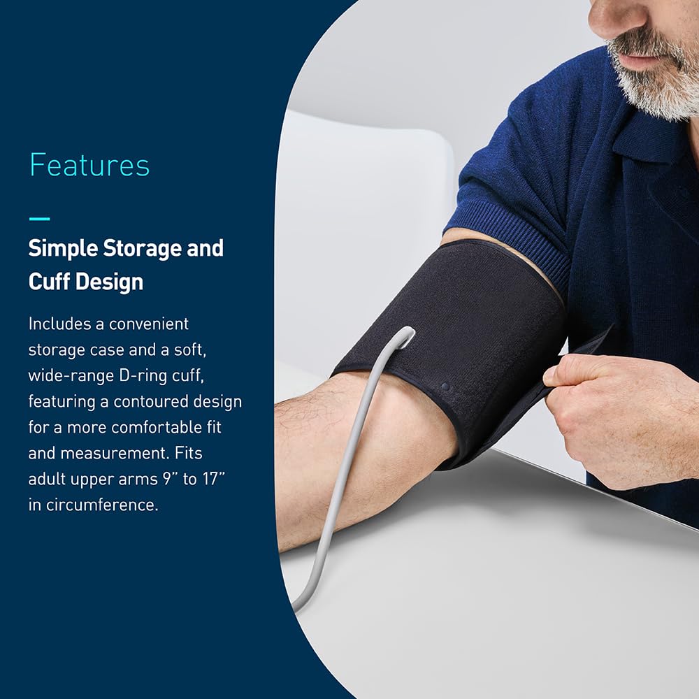 OMRON Bronze Upper Arm Blood Pressure Monitor - Clinically Validated Blood Pressure Arm Cuff - Use OMRON Connect App for Unlimited Free Measurements - Image 4