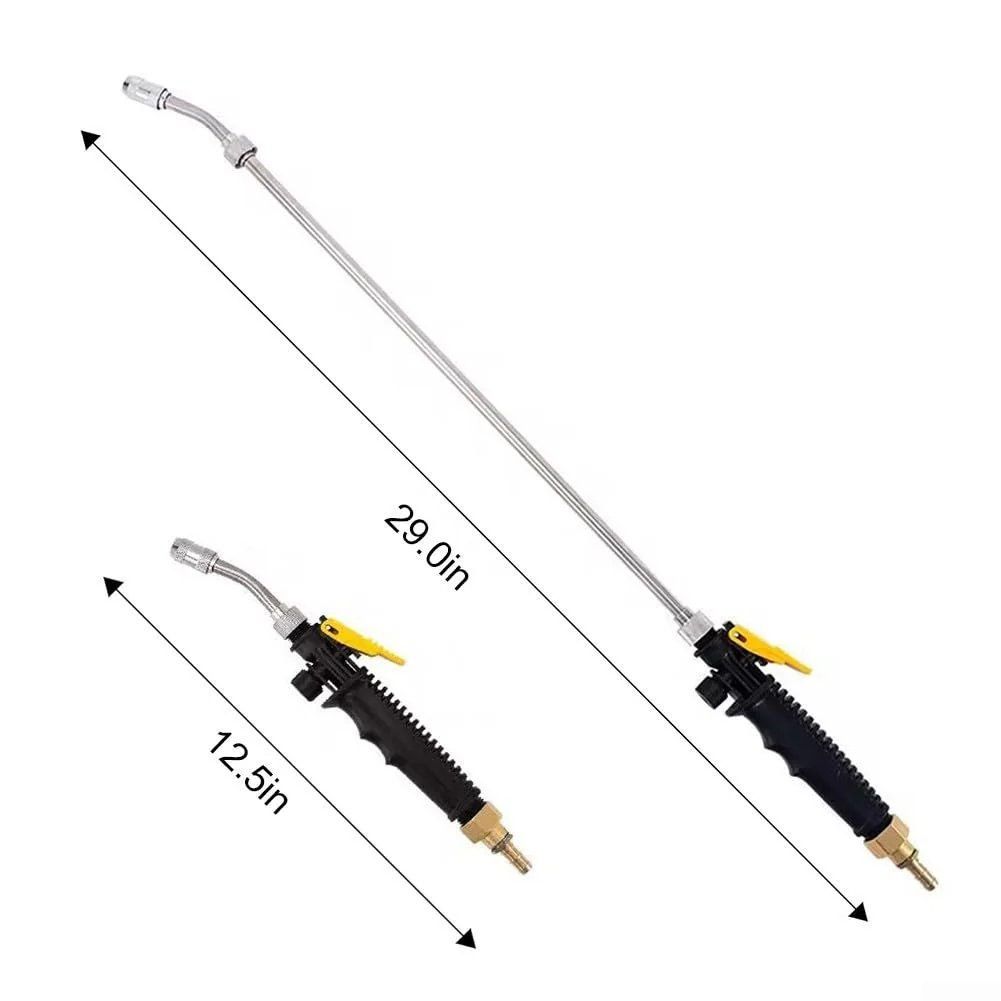 Oniissy Sprayer Wand, Sprayer, Adjustable Stainless Steel Replacement Garden Sprayer Wand with Shut Off Valve - Image 10