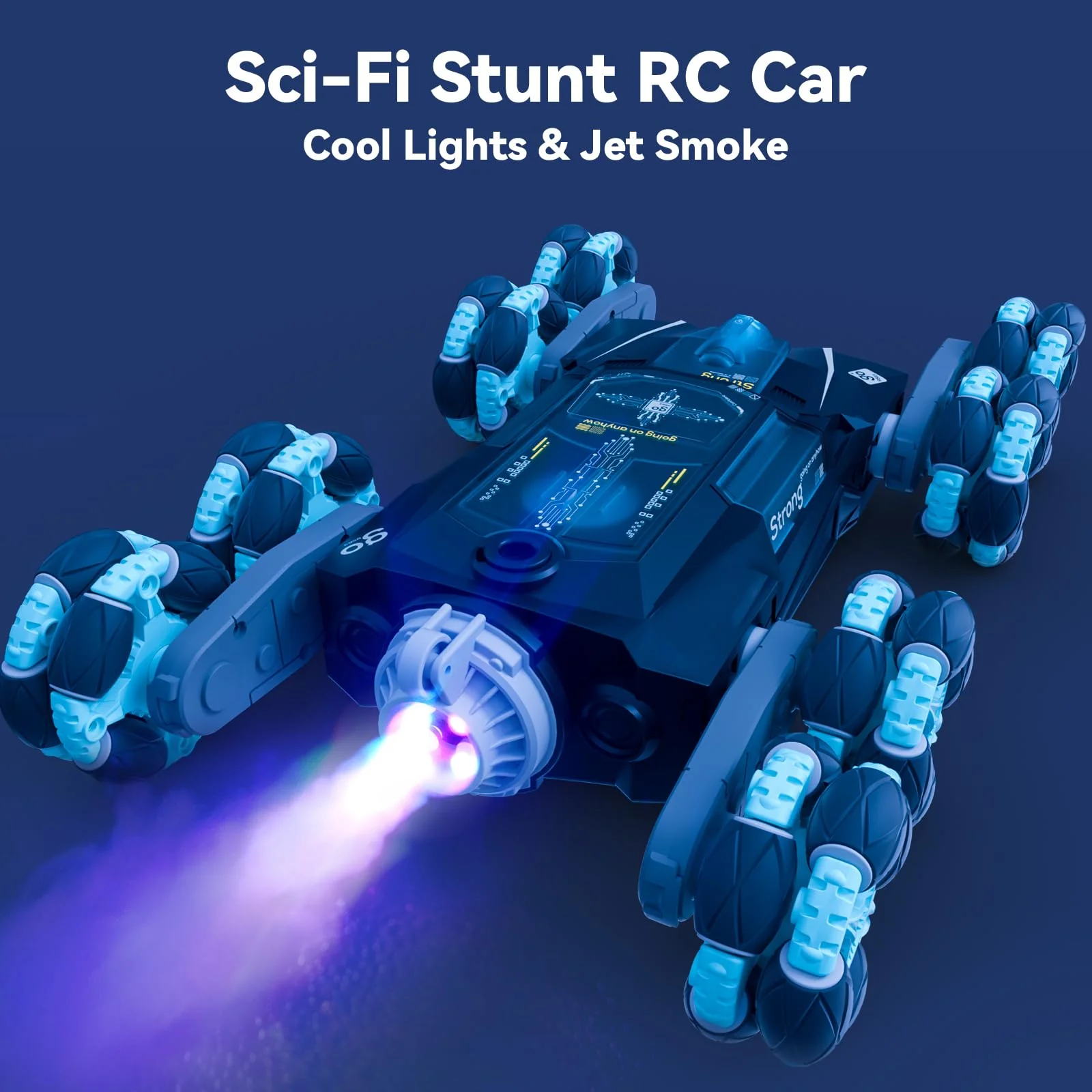Opmind 8WD Hand Controlled RC Stunt Car, Gesture Sensing Remote Control Crawler Car for Boys Age 8-13, 2.4Ghz Climbing Toys for Kid 6-10 11 12 Year Old, Christmas Birthday Gifts for Boys Girls - Image 5