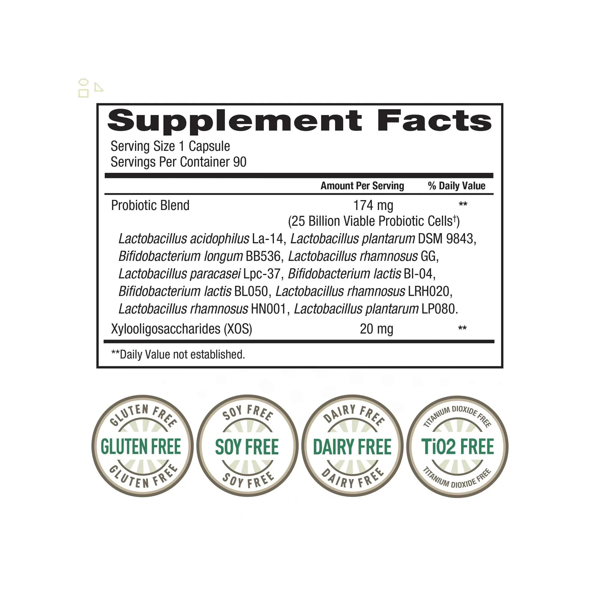 OProCyn Tru Nature Women's Daily PROBIOTIC 90 Capsules - Image 2