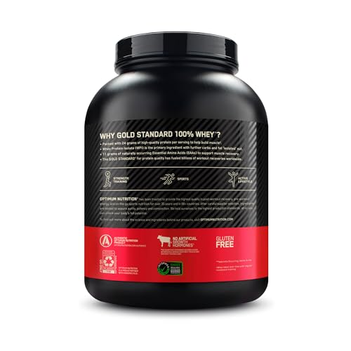 Optimum Nutrition Gold Standard 100% Whey Protein Powder, Vanilla Ice Cream, 5 Pound (Packaging May Vary) - Image 2