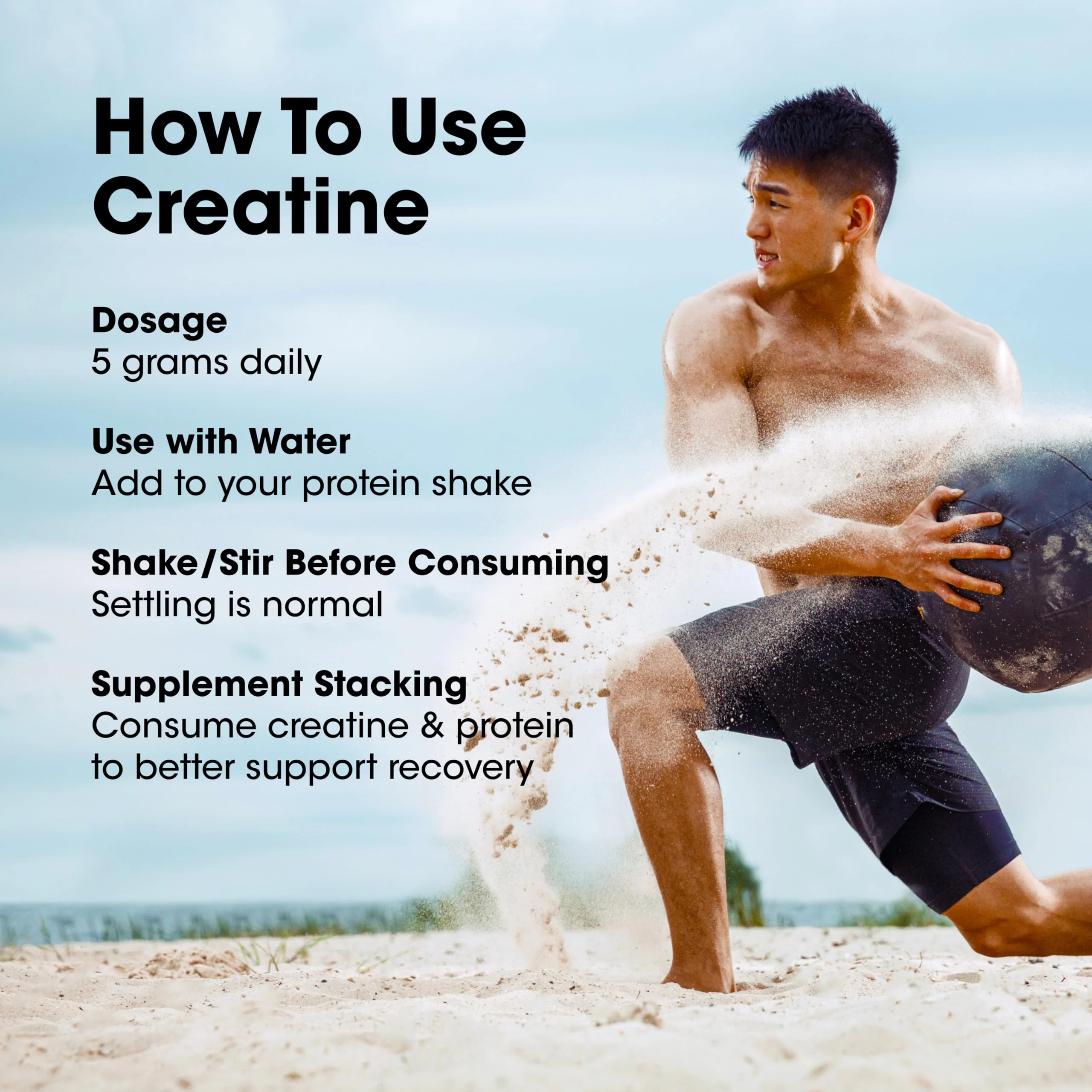 Optimum Nutrition Micronized Creatine Monohydrate Powder, Unflavored, 120 Servings, 600 Grams (Packaging May Vary) - Image 4