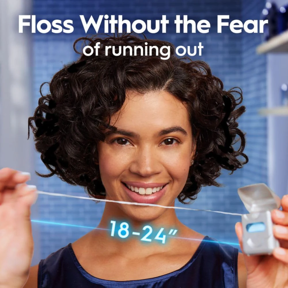 Oral-B Glide Cool Mint Deep Clean Floss, 6 Count, Glide Dental Floss - Image 8